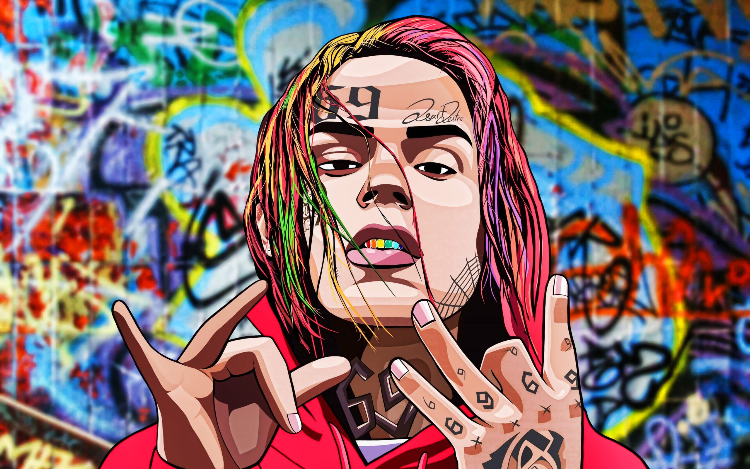 6ix9ine returns, new single, Gintide137, 2560x1600 HD Desktop