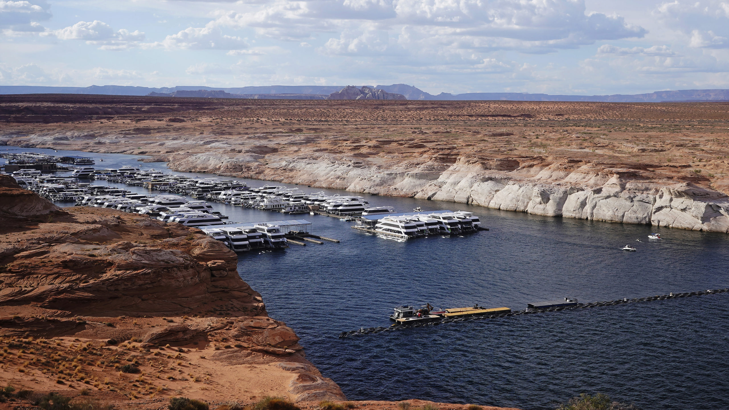 Lake Powell, Travels, federal officials, water reduction, 2560x1440 HD Desktop