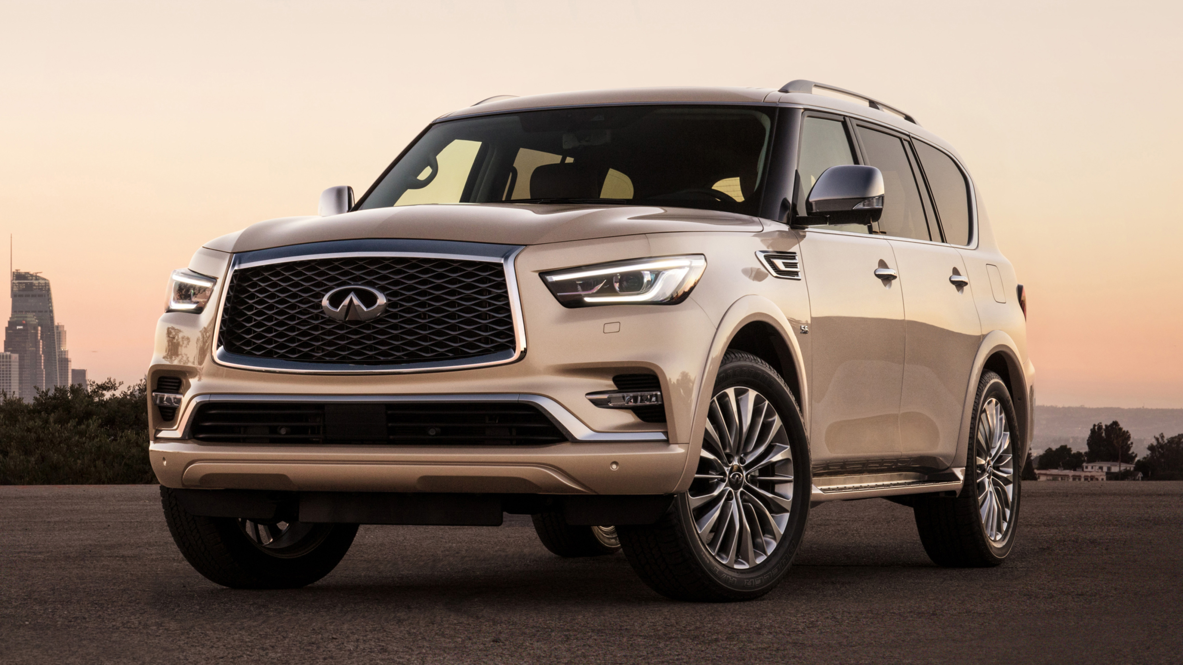 2018 Model, Infiniti QX80 Wallpaper, 3840x2160 4K Desktop