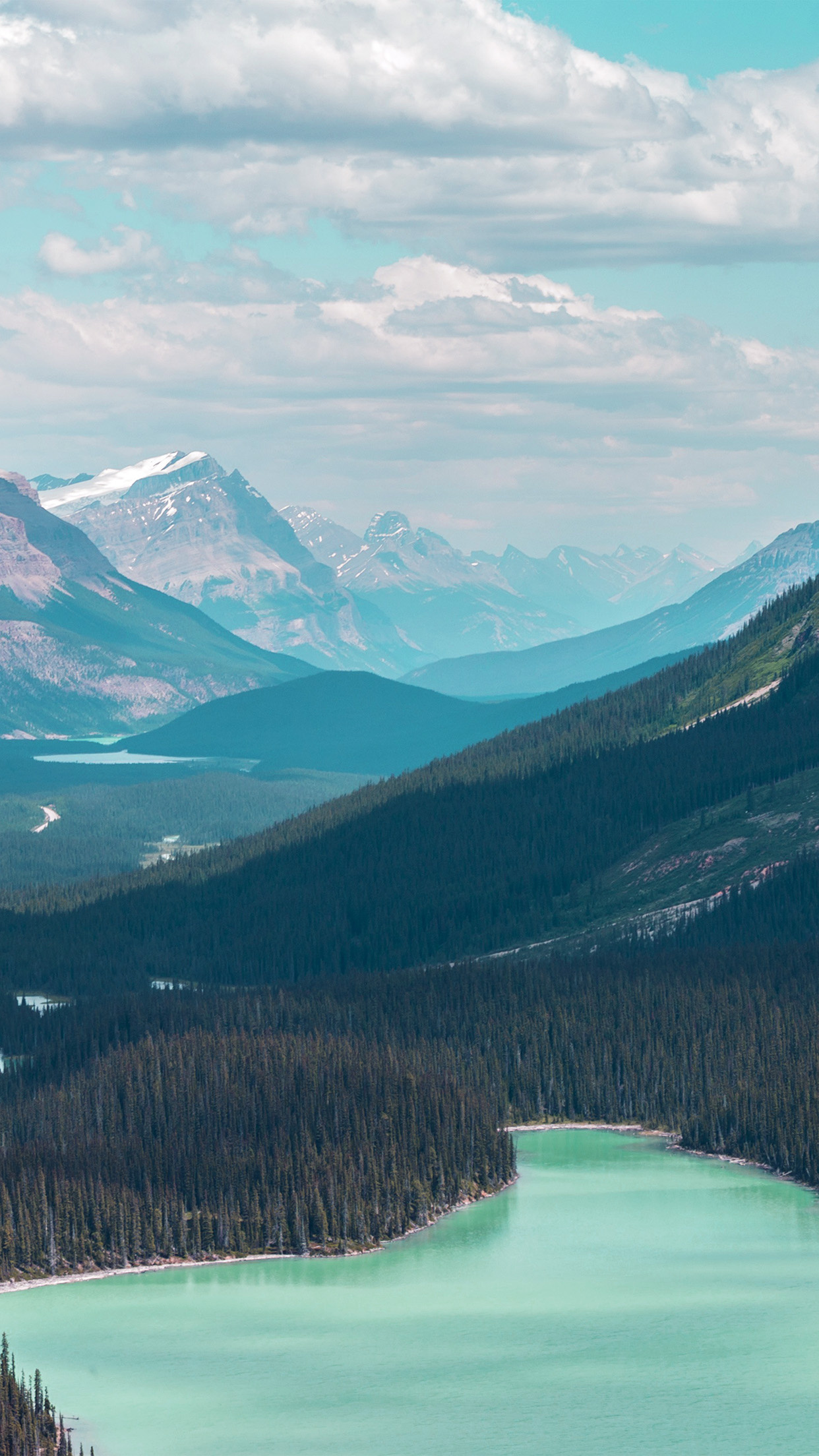 Canadian Mountains, Nature, Green Landscape, Scenic, iPhone Wallpaper, 1250x2210 HD Phone