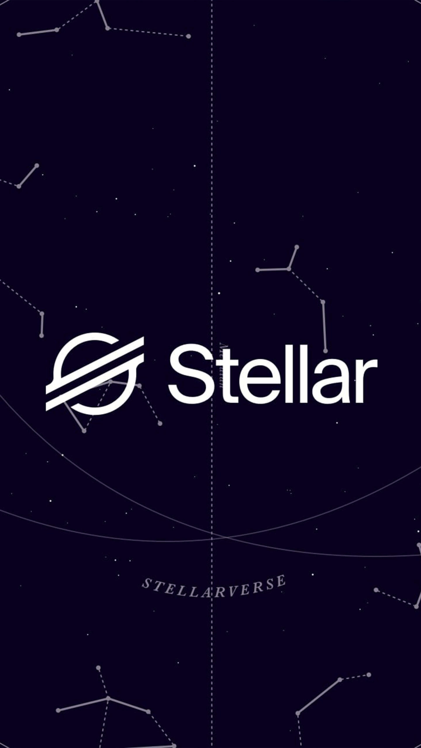 Stellar Lumens cryptocurrency logo, 4K Ultra HD, Mobile wallpaper, 1440x2560 HD Phone