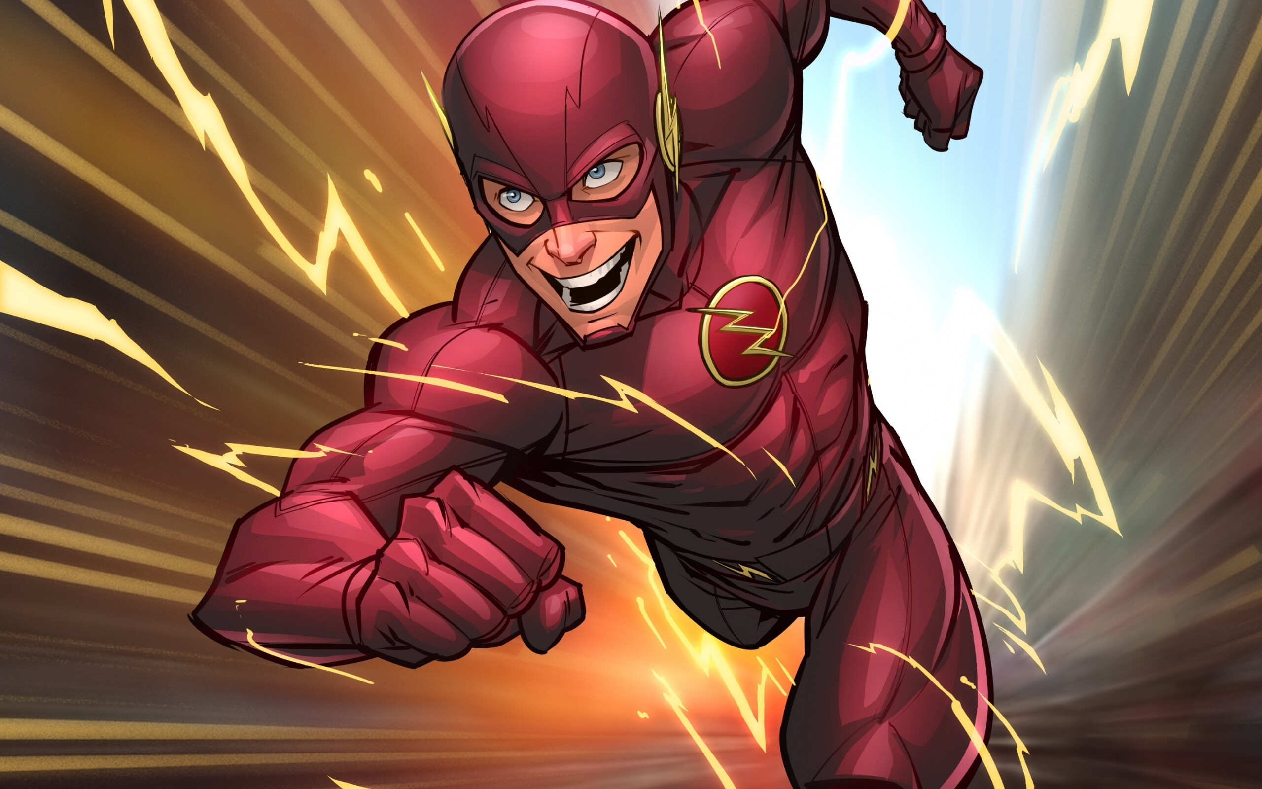 Flash, Speedster, Superhero wallpaper, Dual wide, 2560x1600 HD Desktop