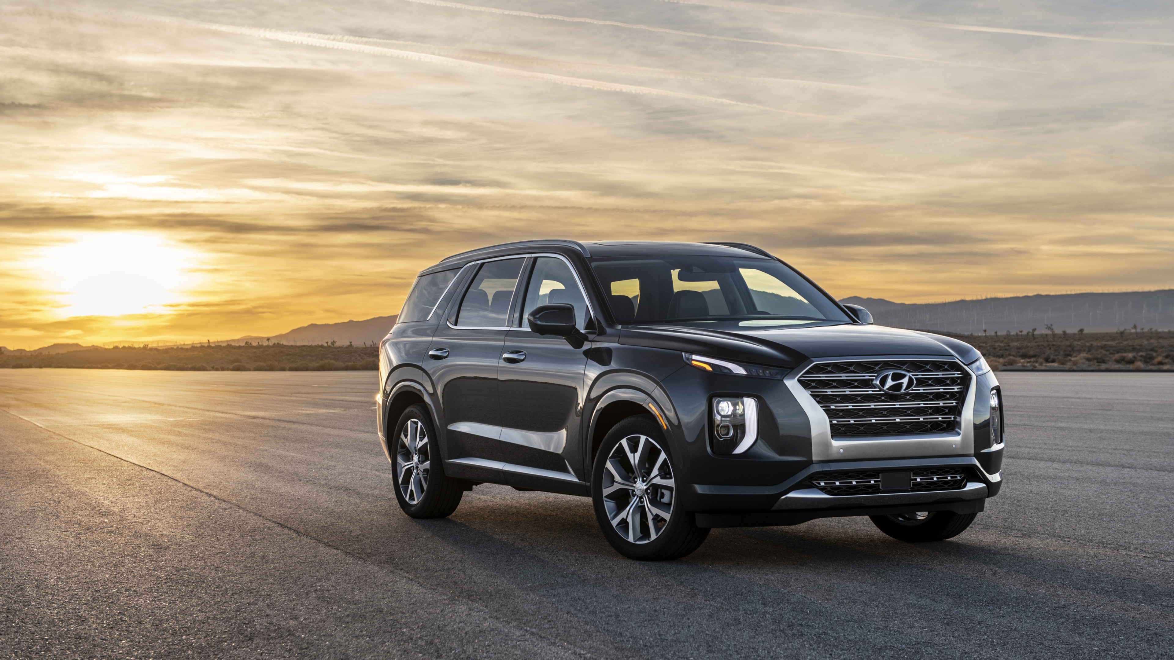 Hyundai Palisade, US-spec model, Cars desktop wallpapers, Spacious interior, 3840x2160 4K Desktop