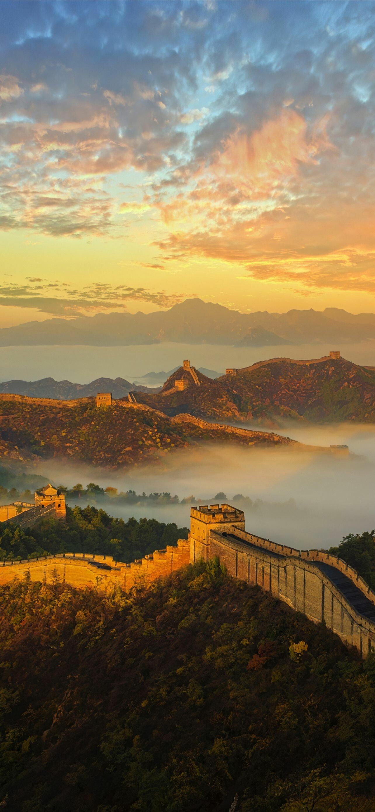 China, Great Wall, iPhone HD wallpapers, 1290x2780 HD Phone