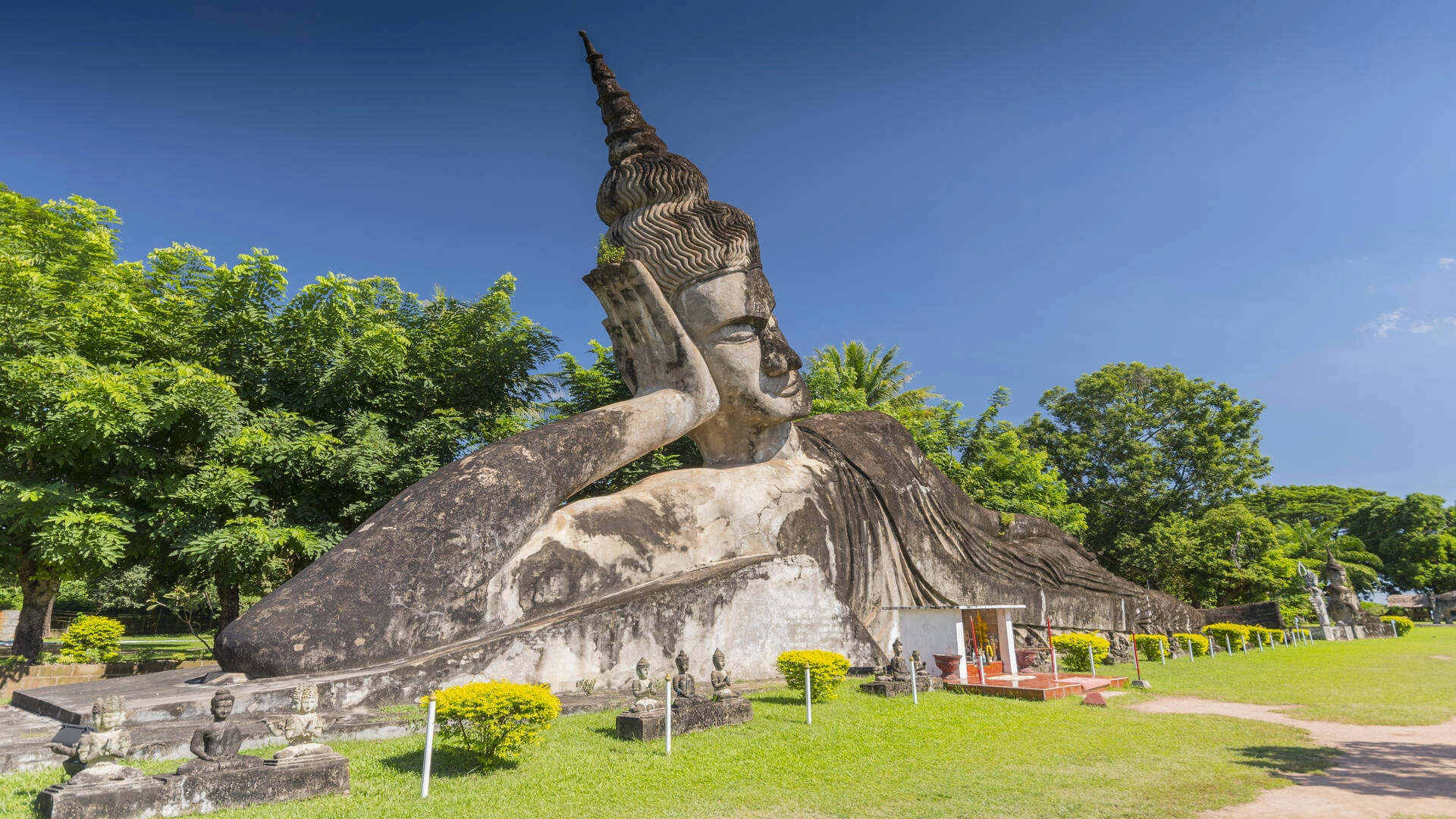 Sacred places, Spiritual journey, Laos, Cultural exploration, 1920x1080 Full HD Desktop