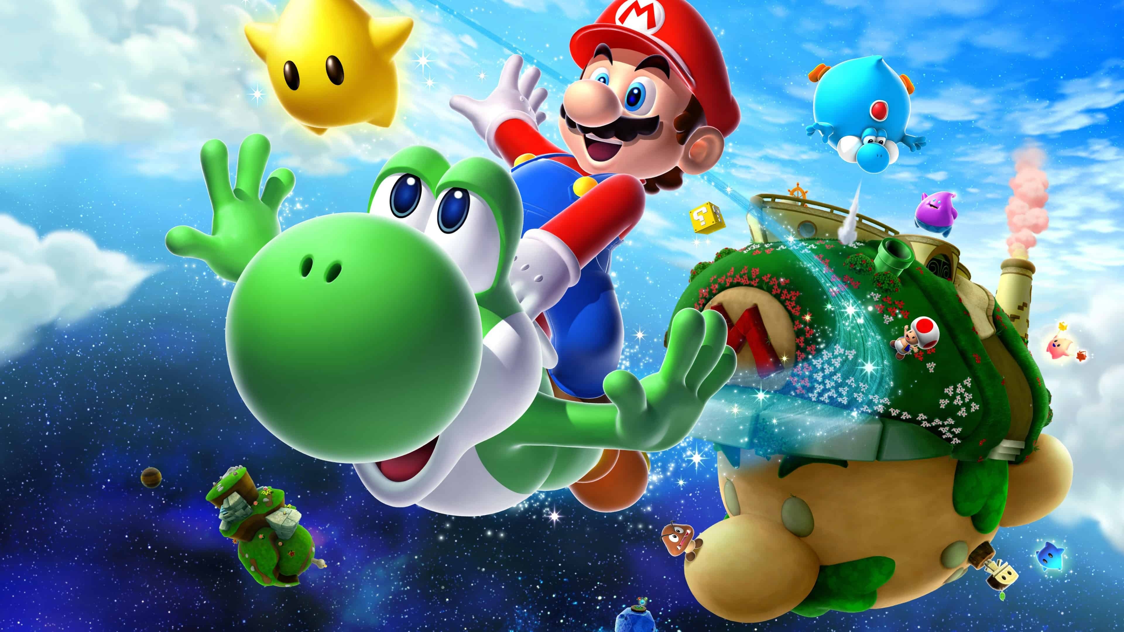 Super Mario Galaxy 2, Mario Bros. Wallpaper, 3840x2160 4K Desktop