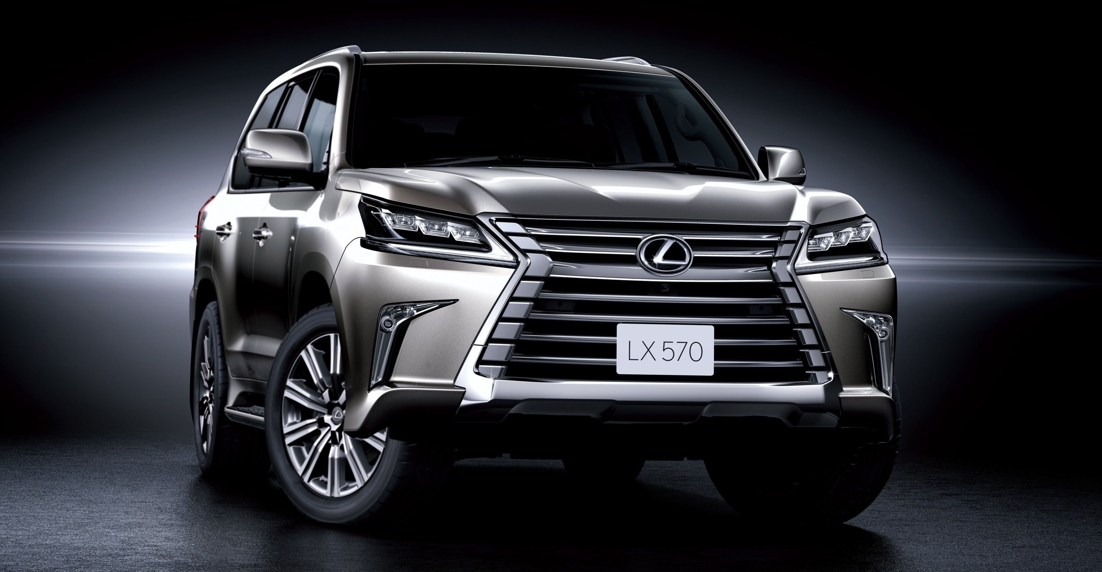 LX 570 Front View, Lexus LX Wallpaper, 3840x2000 HD Desktop