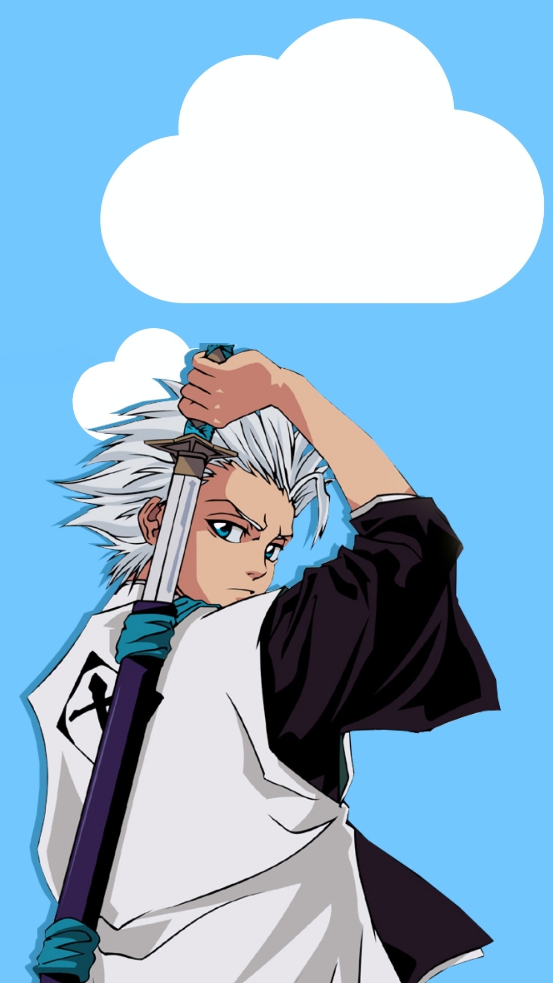 Hitsugaya (Anime), Bleach Toshiro Hitsugaya, Winter palette, Anime wallpaper, 1080x1920 Full HD Phone