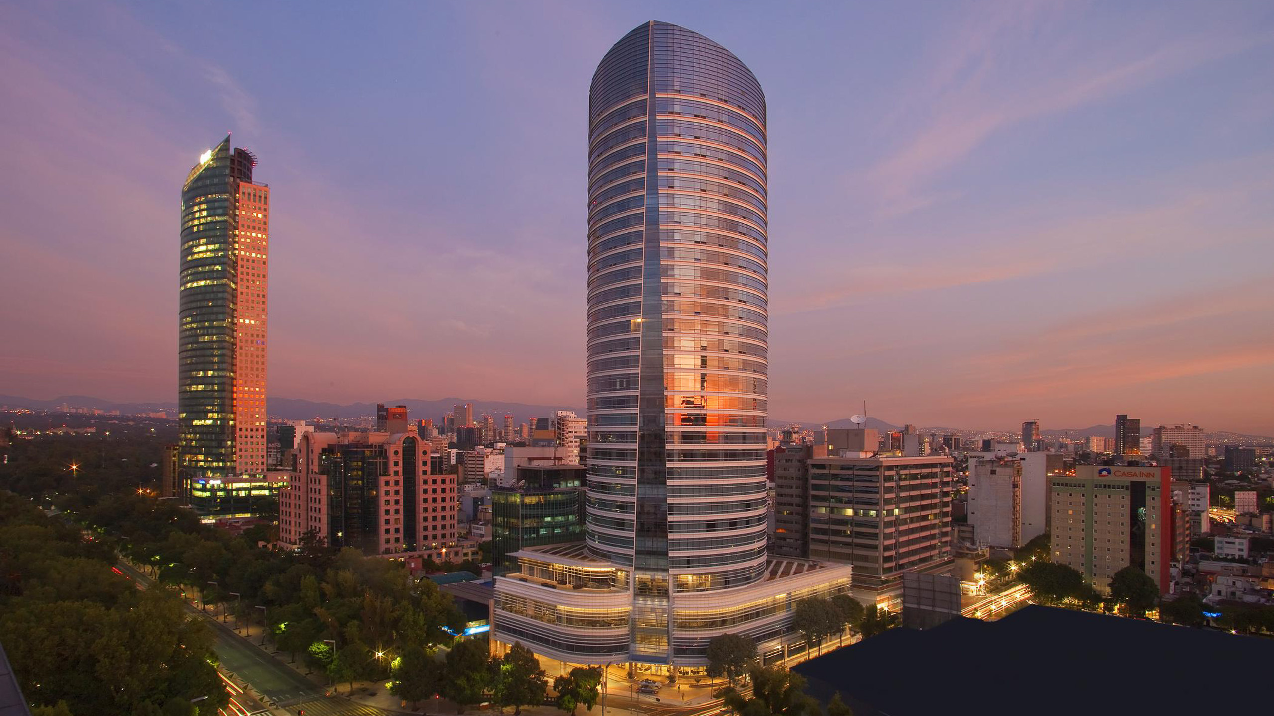 The St. Regis, Mexico City Skyline Wallpaper, 2560x1440 HD Desktop