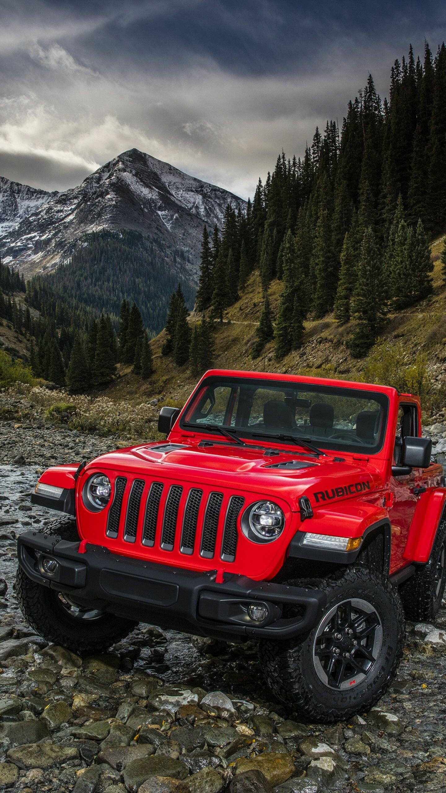 Jeep Wrangler Rubicon, Impressive wallpapers, Off-road champion, 1440x2560 HD Phone