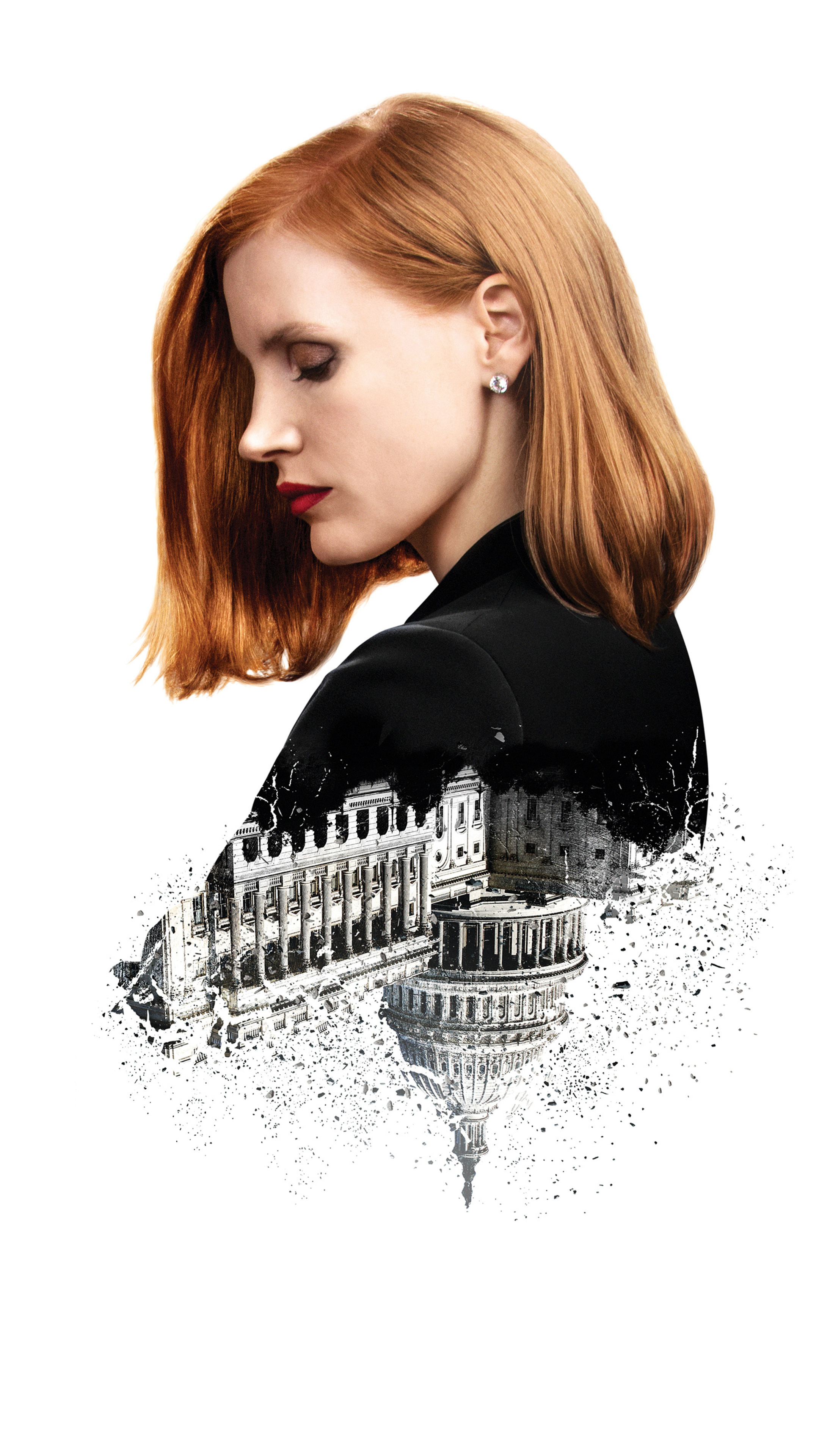 Miss Sloane, Movie wallpapers, Sony Xperia X XZ Z5 Premium, High definition images, 2160x3840 4K Phone