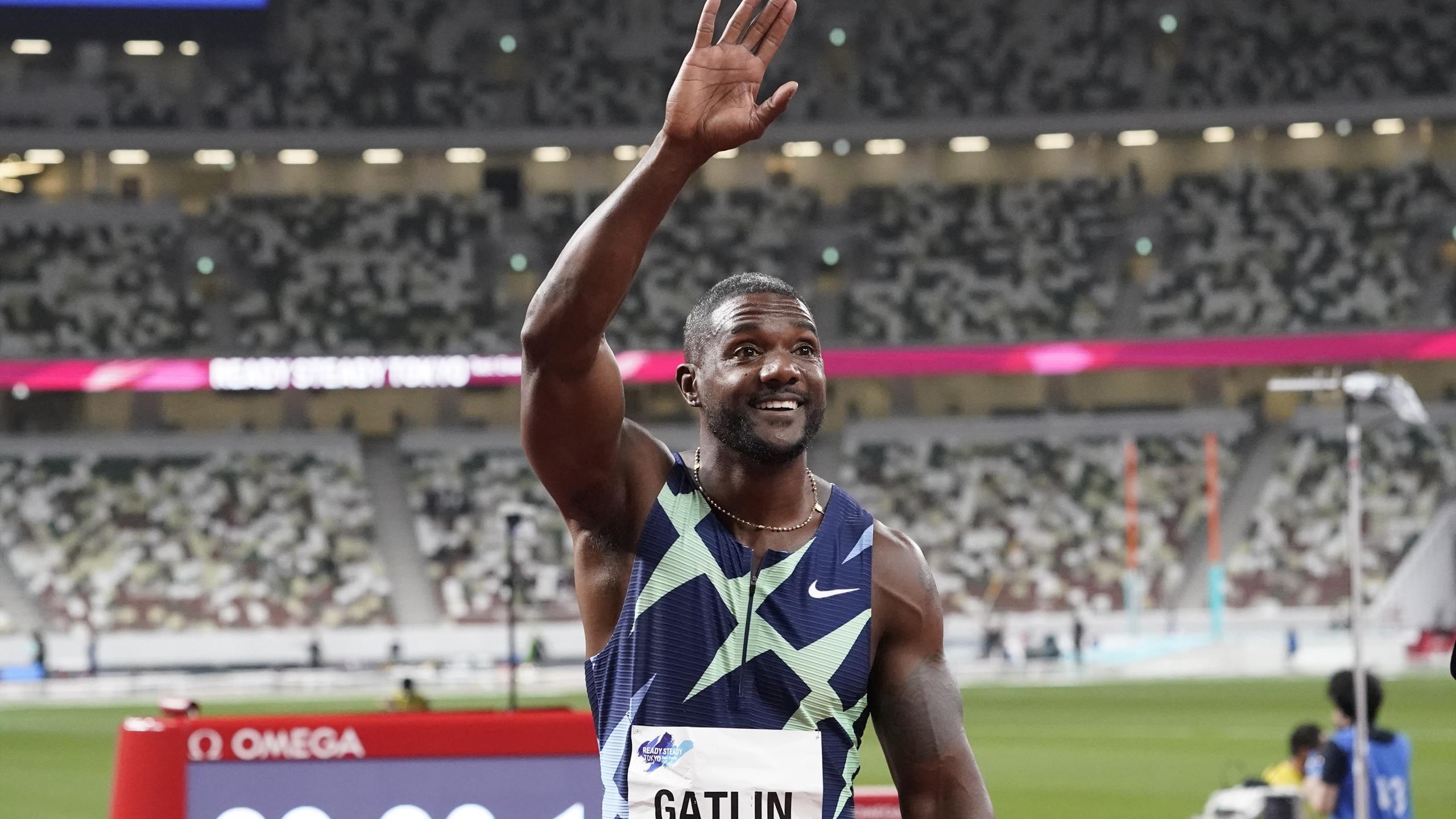 Tokyo 2020 Olympics, Justin Gatlin Wallpaper, 2560x1440 HD Desktop