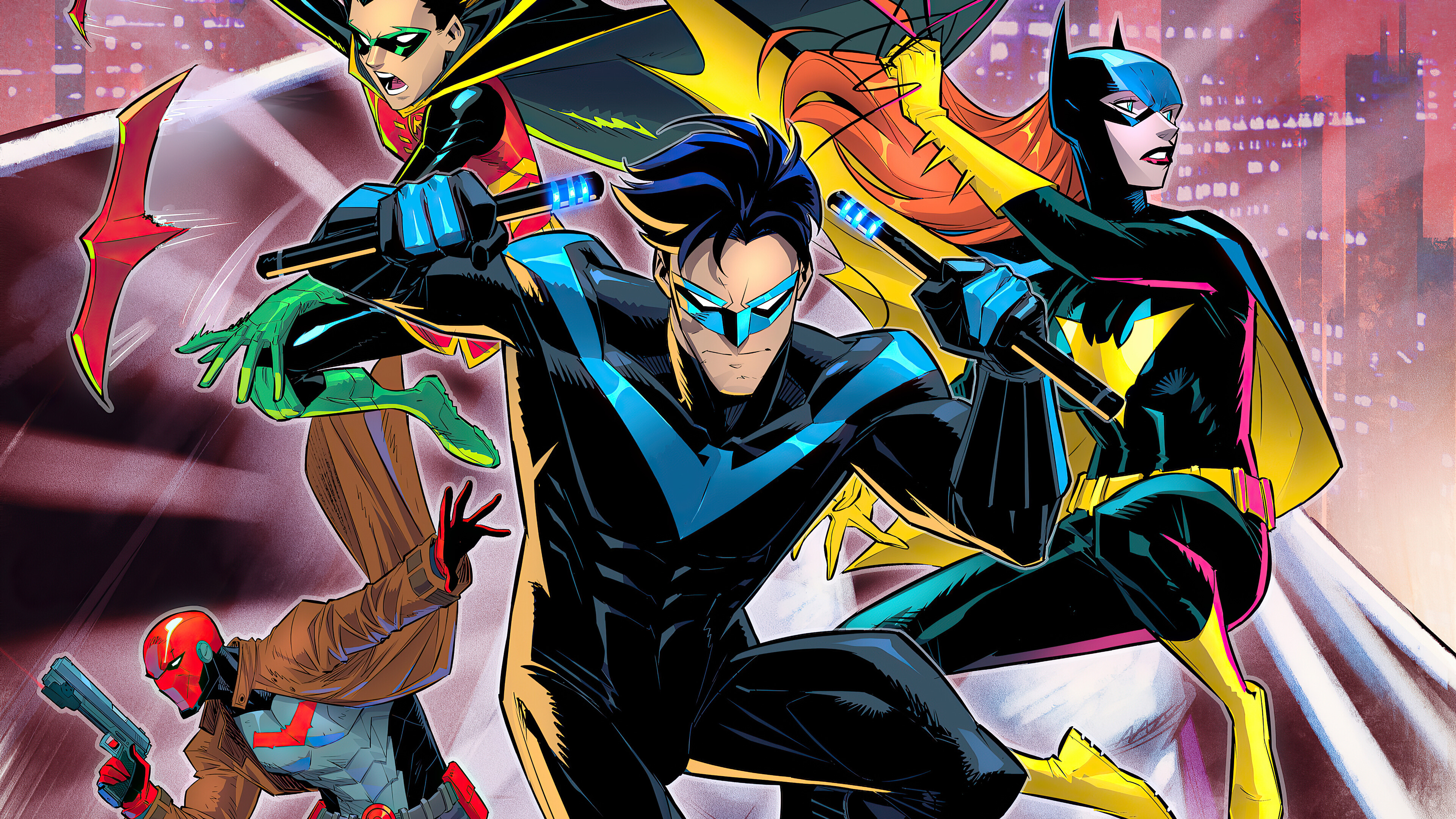 Nightwing, DC Heroes Wallpaper, 3840x2160 4K Desktop