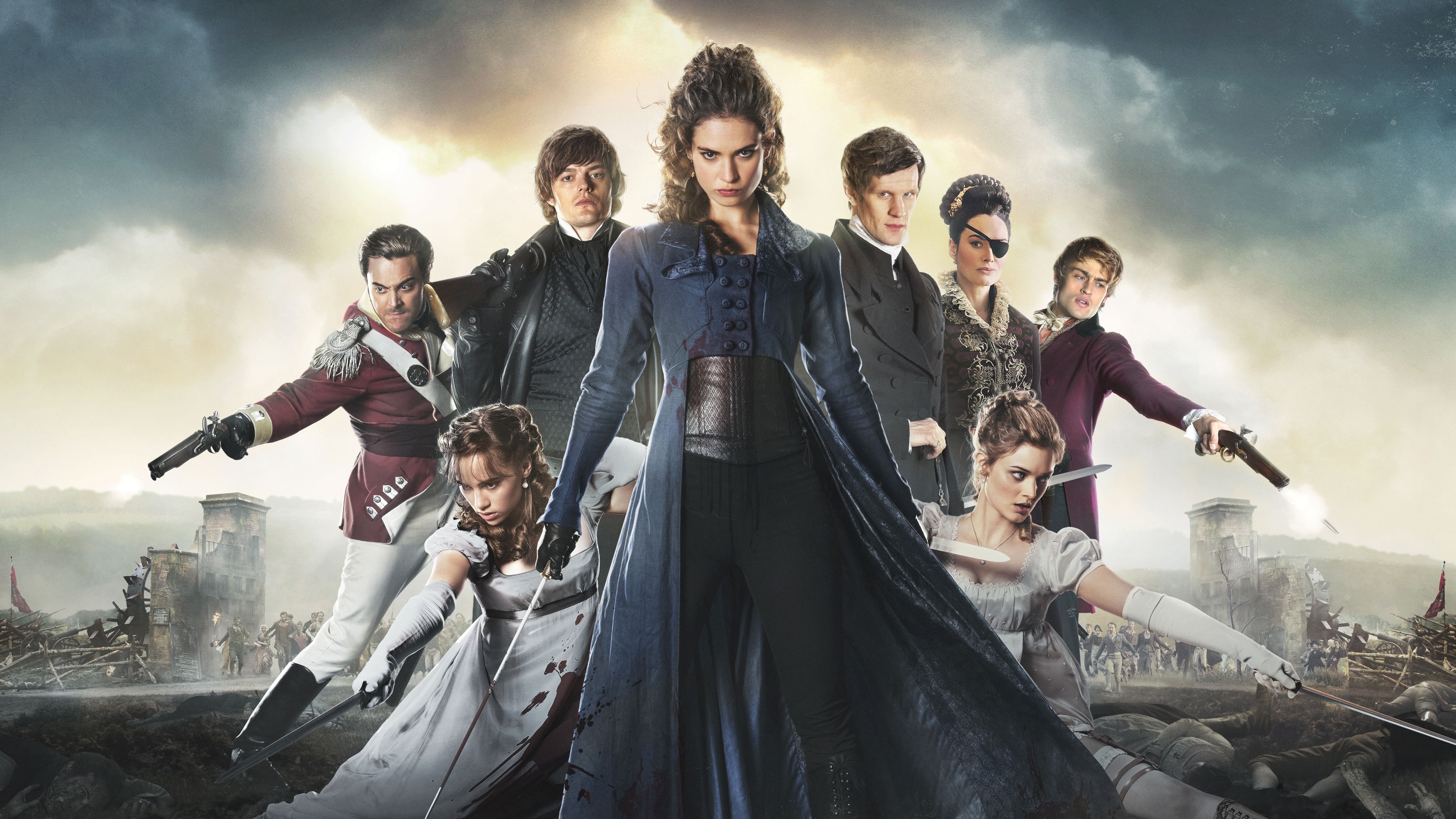 Actor Costumes, Sword, Lena Headey, Pride and Prejudice and Zombies, 3840x2160 4K Desktop