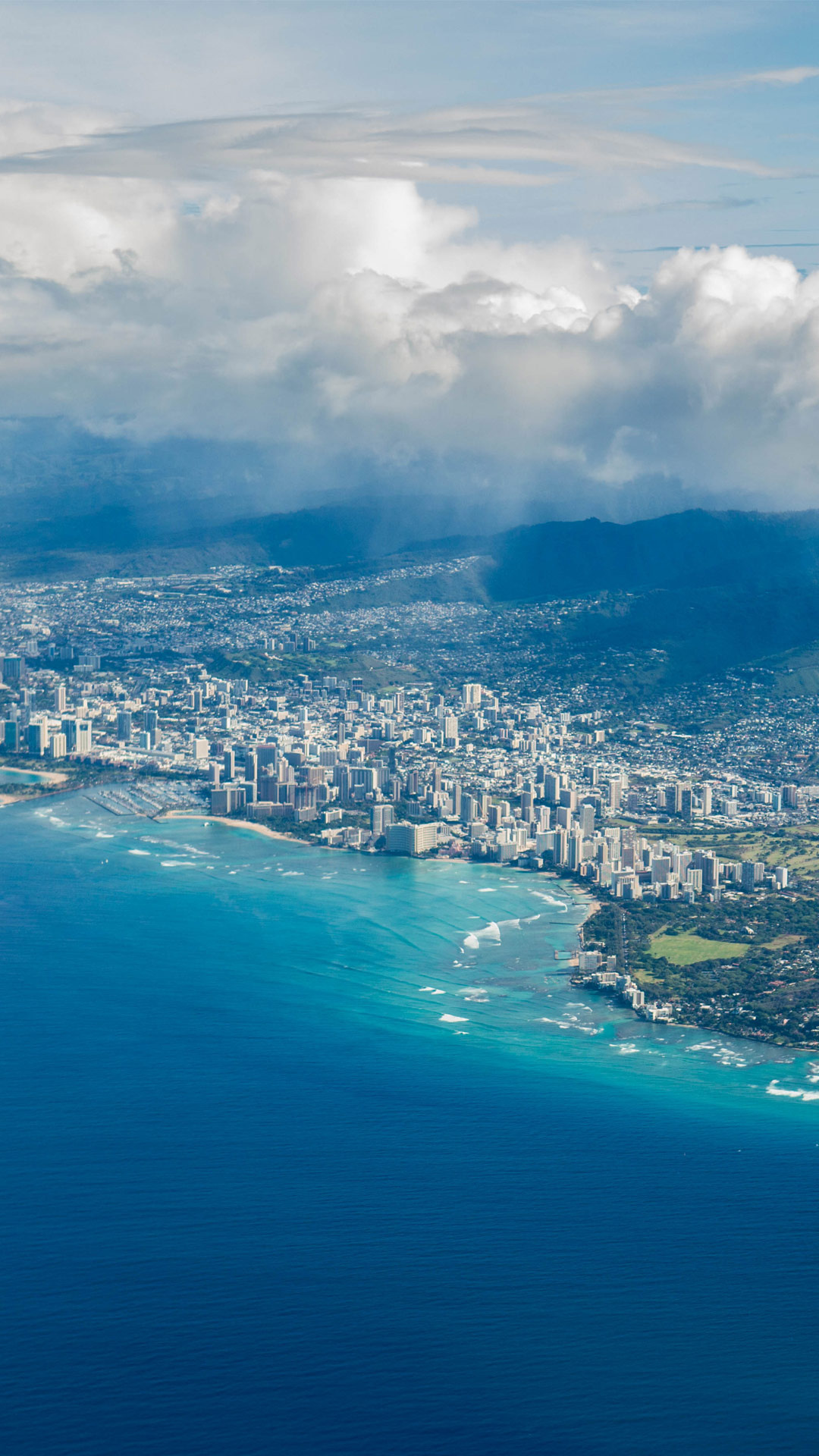 Oahu iPhone wallpapers, Island paradise, Tropical landscapes, Crystal-clear waters, 1080x1920 Full HD Phone