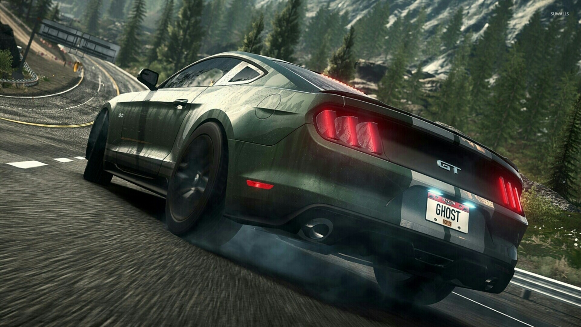 Ford Mustang GT, Need for Speed Rivals, Game wallpaper, Exciting visuals, 1920x1080 Full HD Desktop