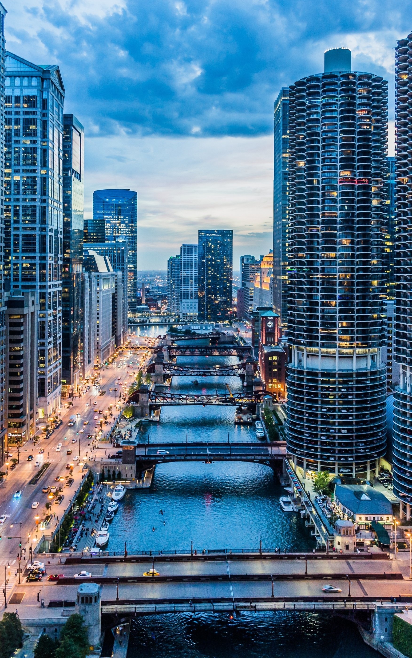 Man-made Chicago, Urban architecture, City landmarks, Modern marvels, 1760x2800 HD Phone