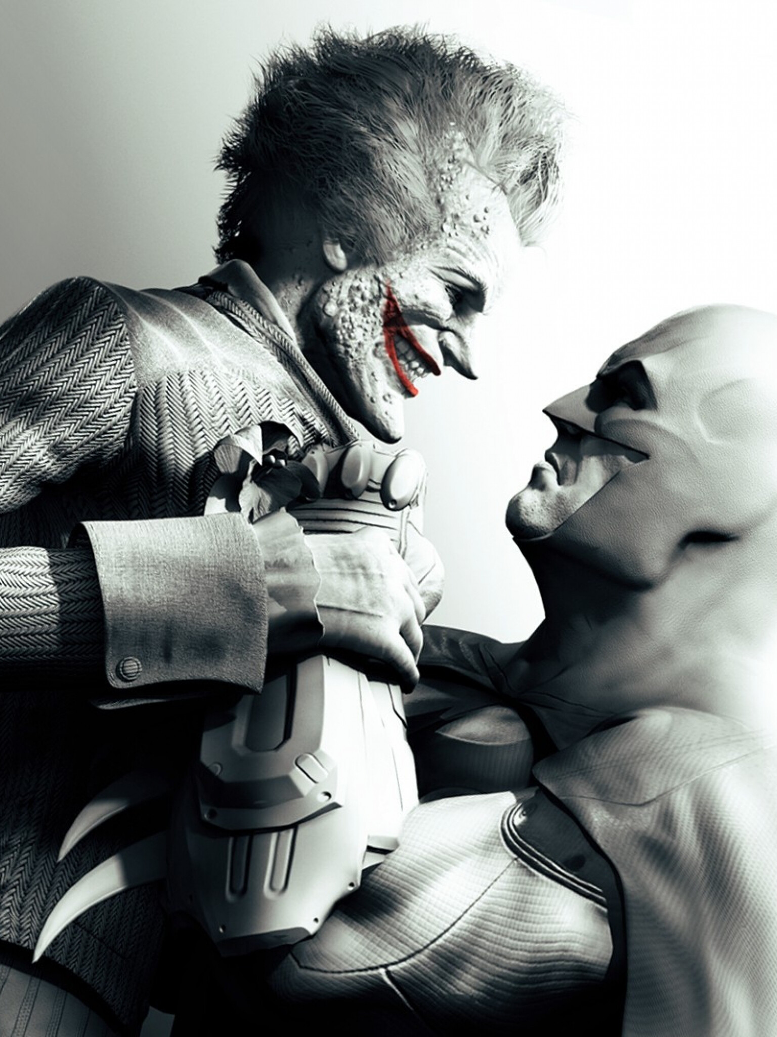 Batman VS Joker, Batman: Arkham City Wallpaper, 1540x2050 HD Phone