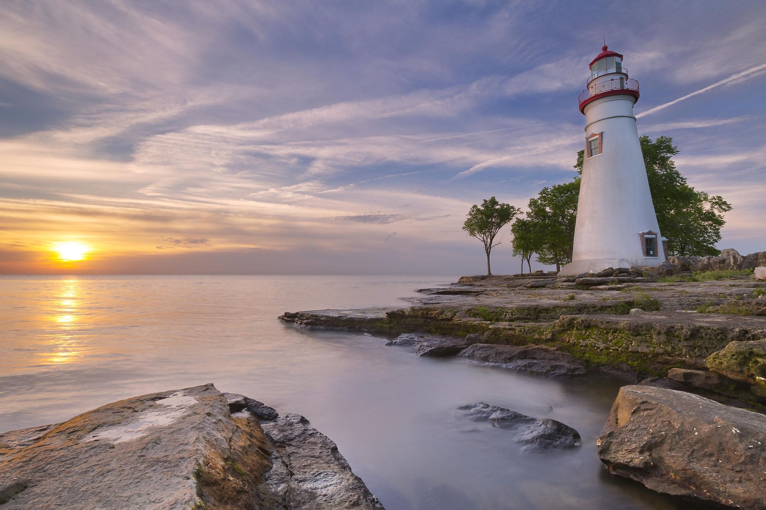 Lake Erie, Worldatlas, Travels, 2640x1760 HD Desktop