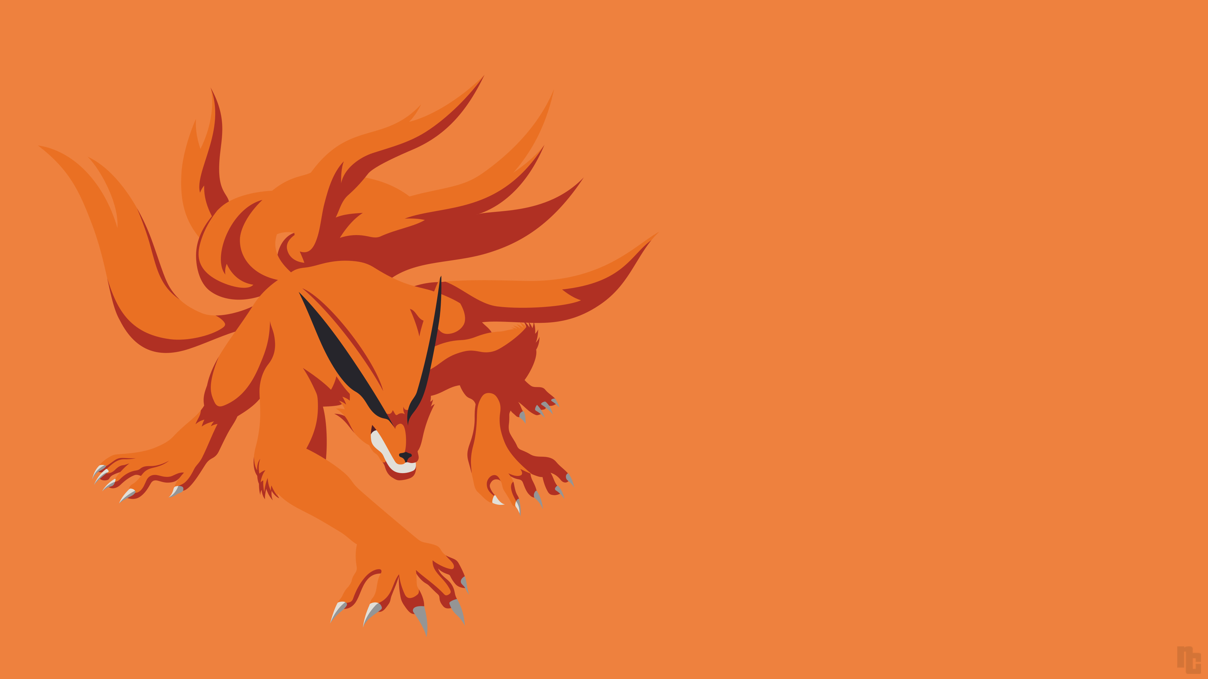 9 Tailed Fox, Kurama wallpapers, Charming backgrounds, 3840x2160 4K Desktop