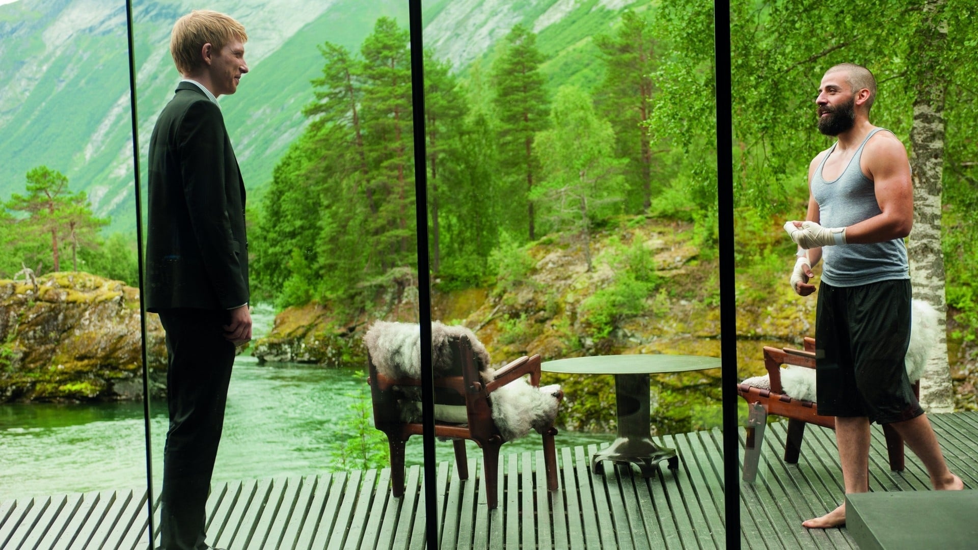 Ex Machina, Enigmatic AI, Sinister undertones, Compelling cinematography, 1920x1080 Full HD Desktop