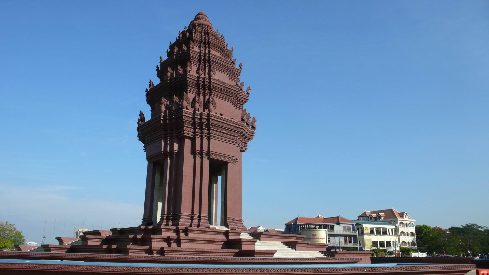 Phnom Penh cityscape, Cambodian capital, Travel destination, Urban skyline, 1920x1080 Full HD Desktop