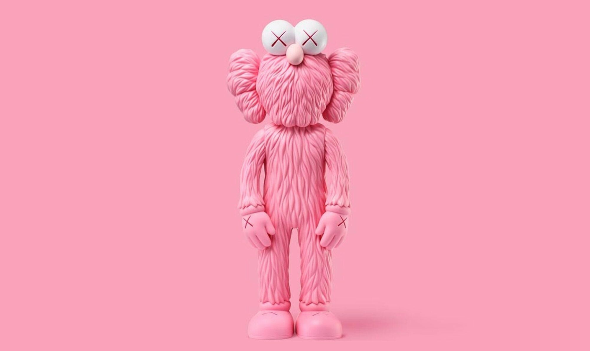 Pink KAWS delight, Artistic wallpapers, Cool backgrounds, Vibrant masterpiece, 2000x1200 HD Desktop