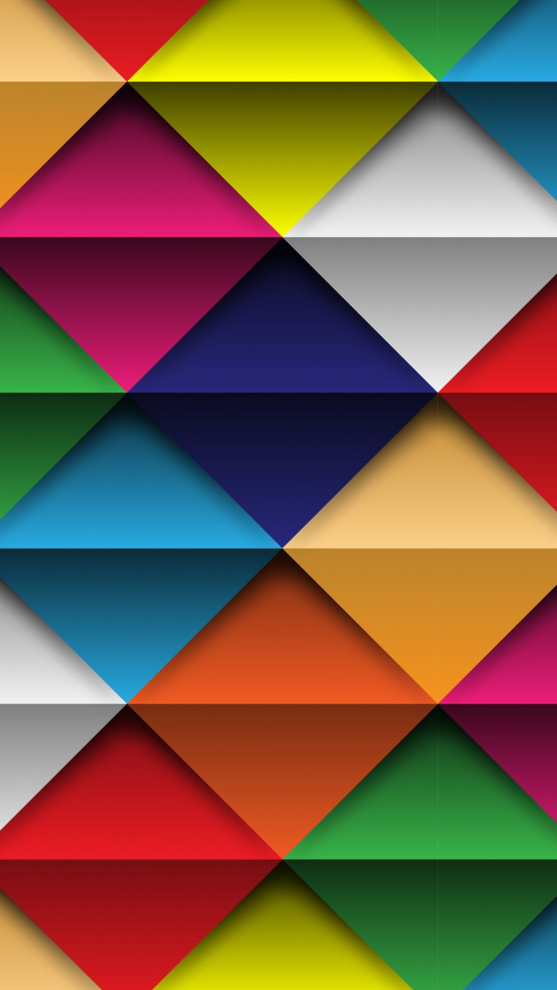 Shapes triangle, Abstract colorful, Sony Xperia wallpapers, Premium quality, 2160x3840 4K Phone