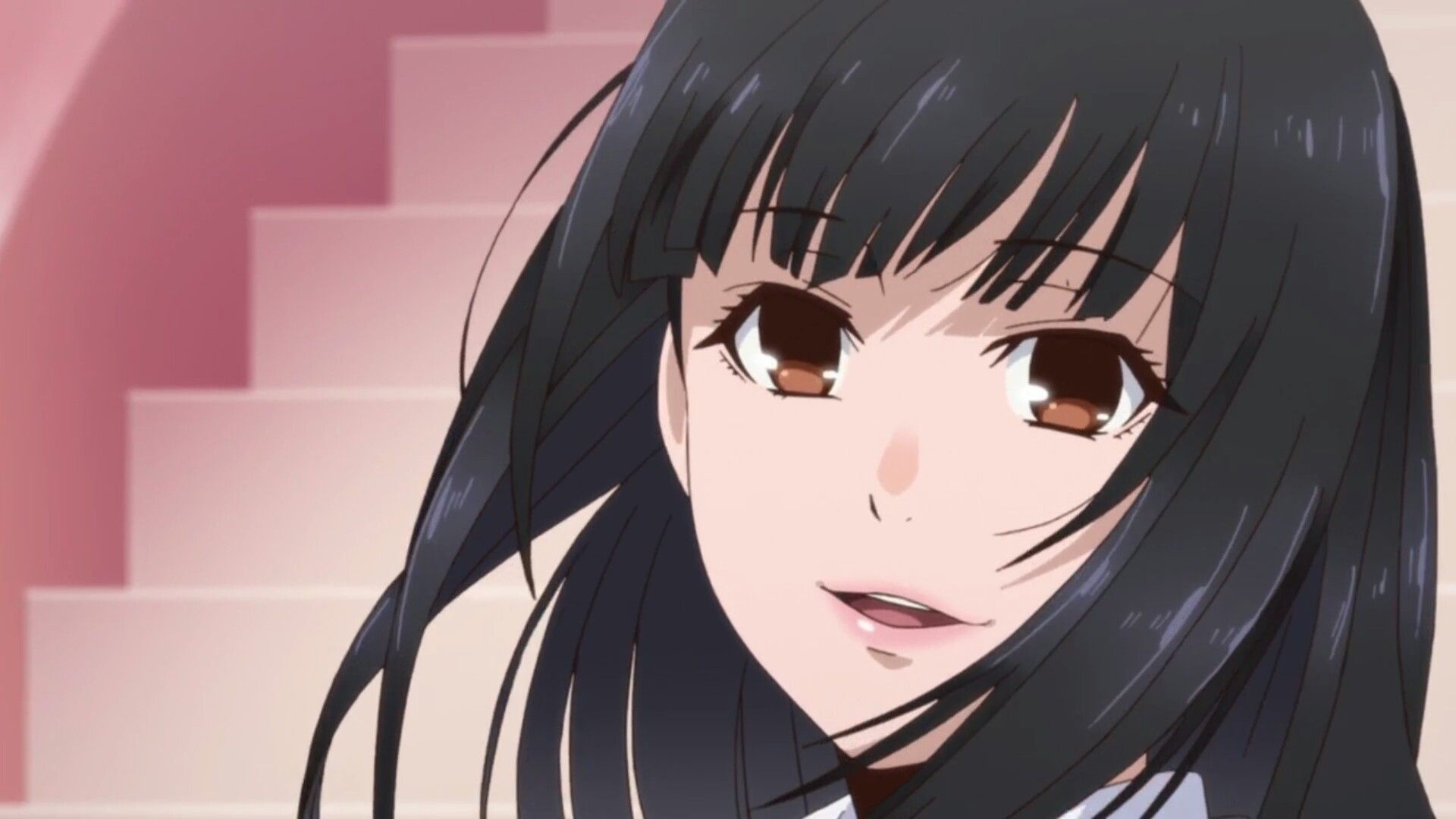 Kakegurui Twin, Yumeko Jabami, Anime personagens, Anime kakegurei, 1920x1080 Full HD Desktop