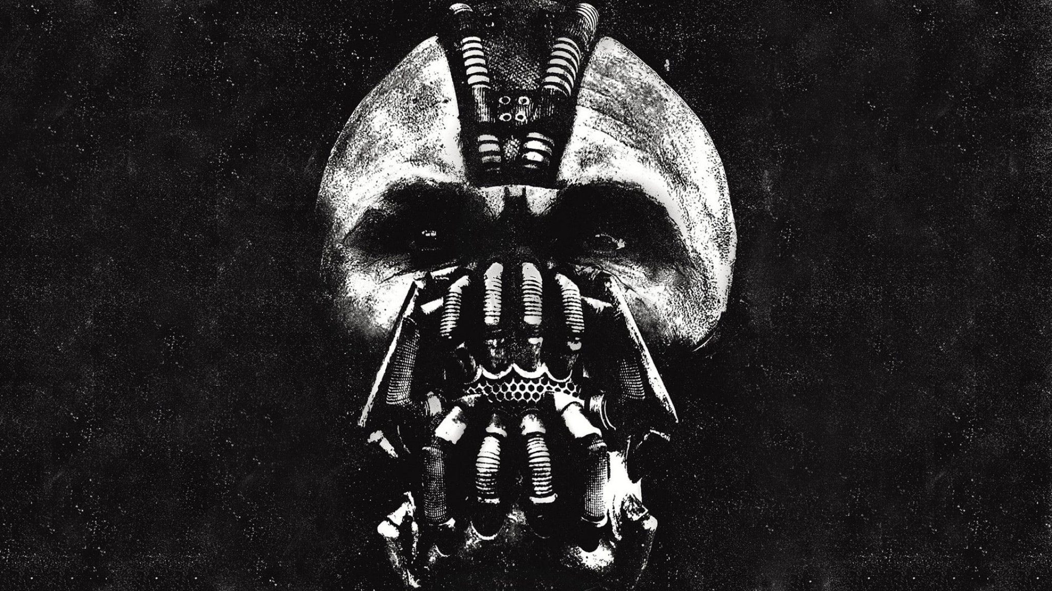 Dark Knight Rises, Bane, BW, Movies, 2050x1160 HD Desktop