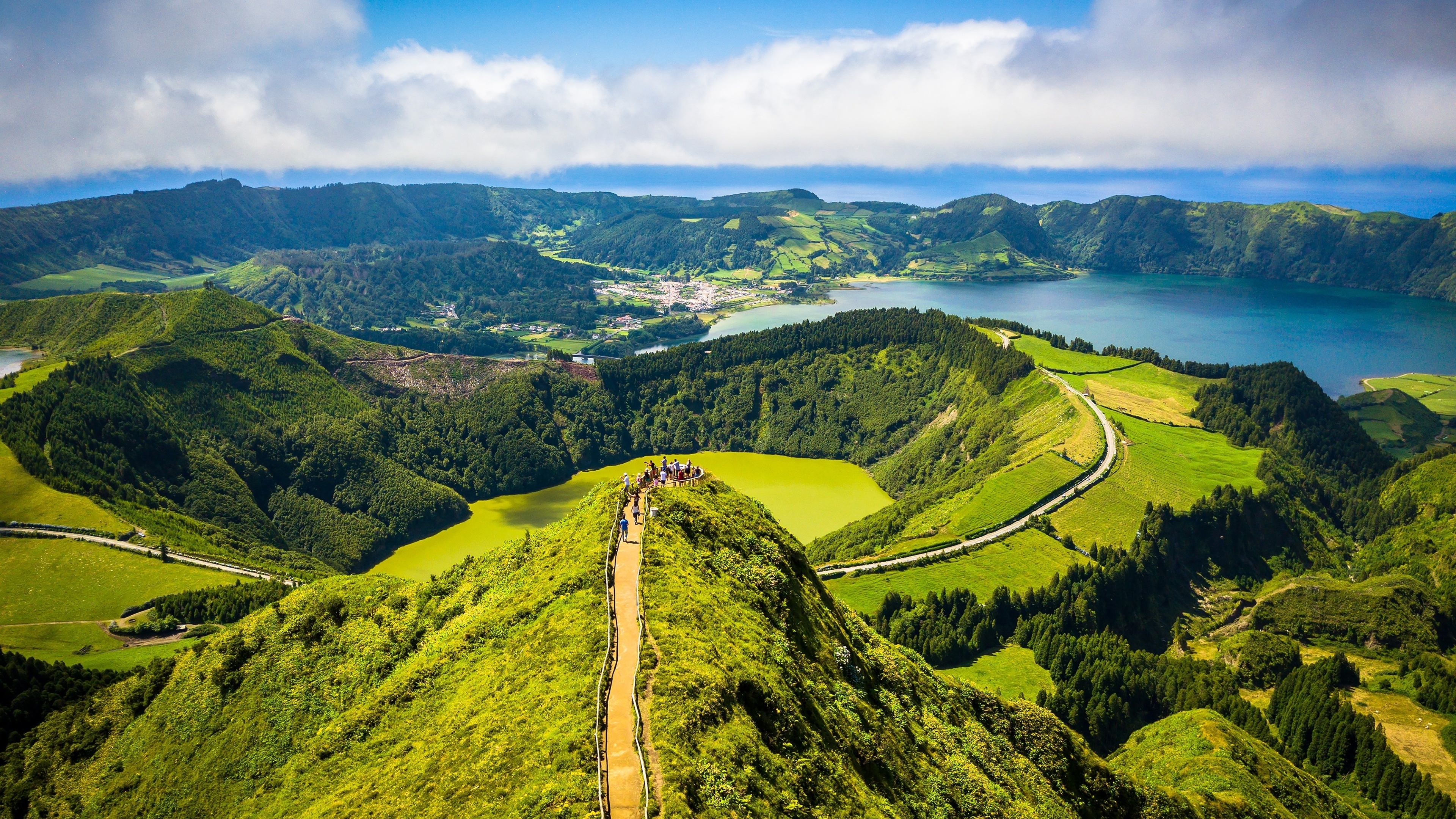 Sao Miguel, Green Hills Wallpaper, 3840x2160 4K Desktop