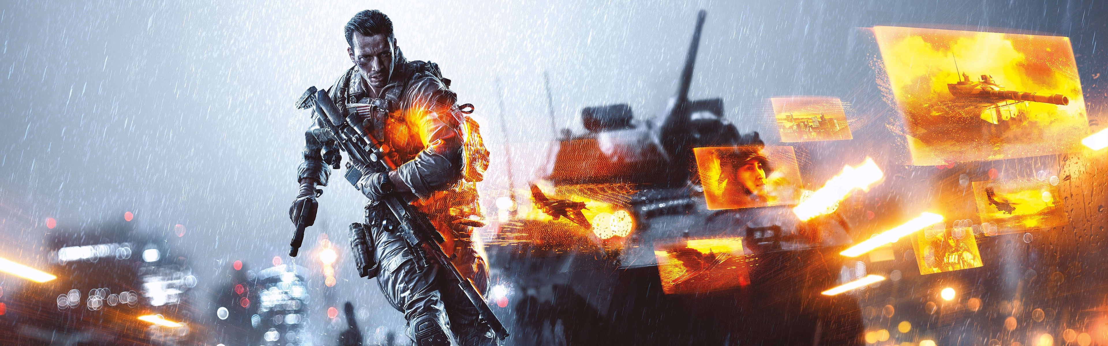 Battlefield Hardline, Shooters Wallpaper, 3840x1200 Dual Screen Desktop