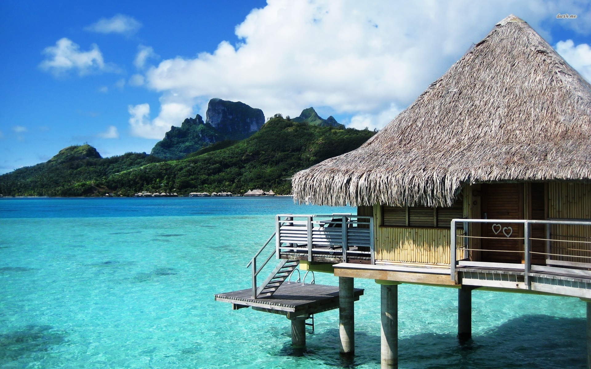 Le Moana Resort, Bora Bora Wallpaper, 1920x1200 HD Desktop