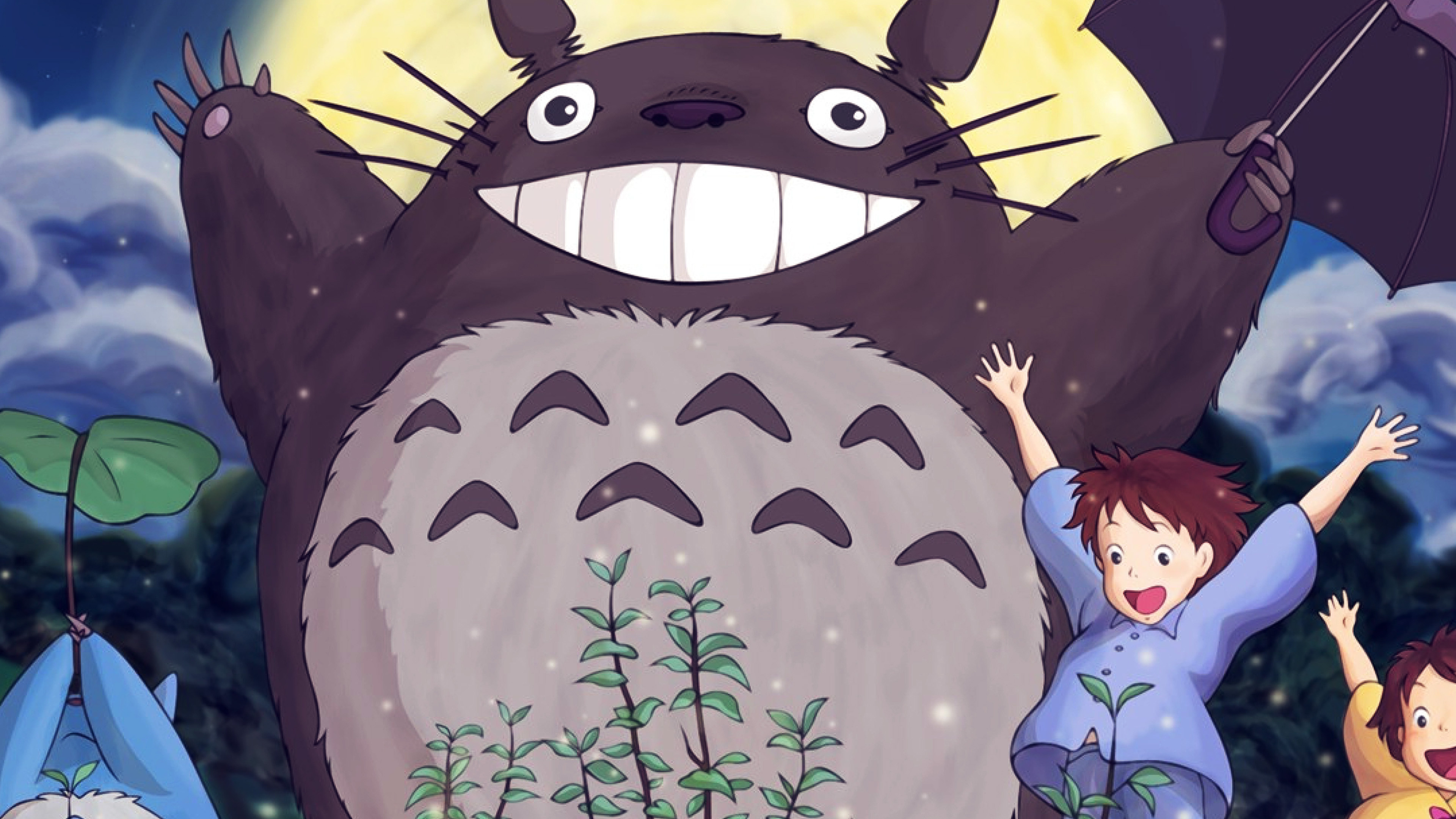 My Neighbor Totoro, Cute Computer Wallpaper, 3840x2160 4K Desktop