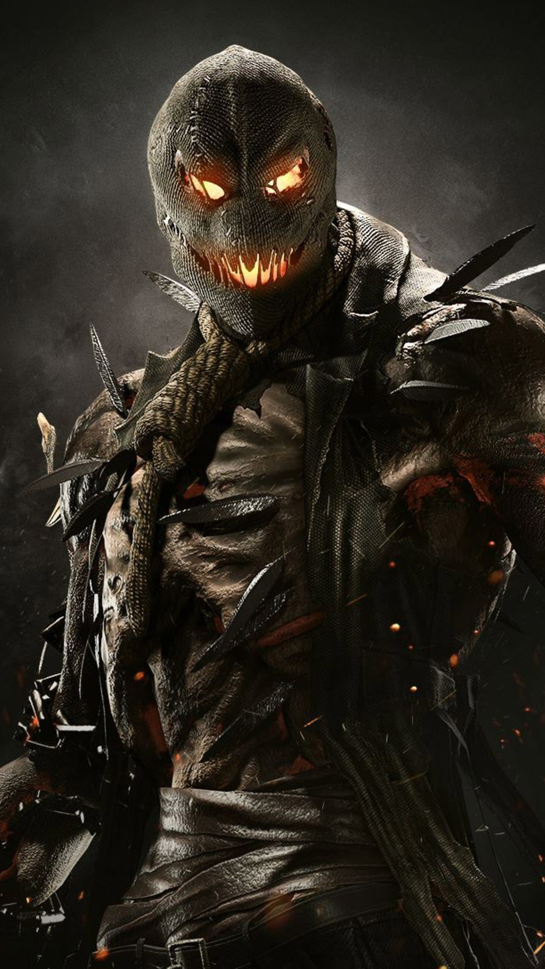 Scarecrow, Injustice 2 Wallpaper, 1080x1920 Full HD Phone