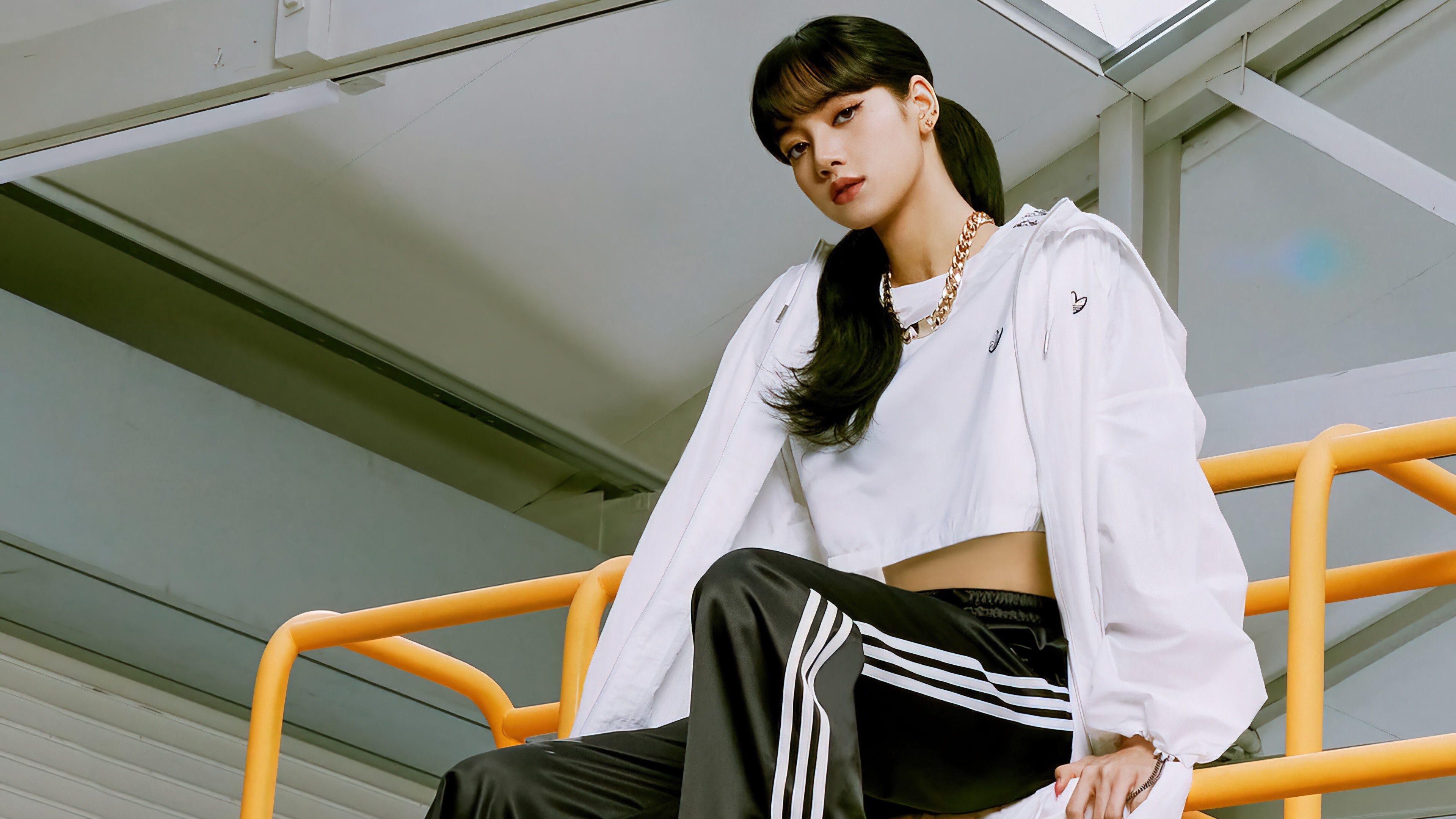 Adidas photoshoot, Lalisa Manoban Wallpaper, 3840x2160 4K Desktop