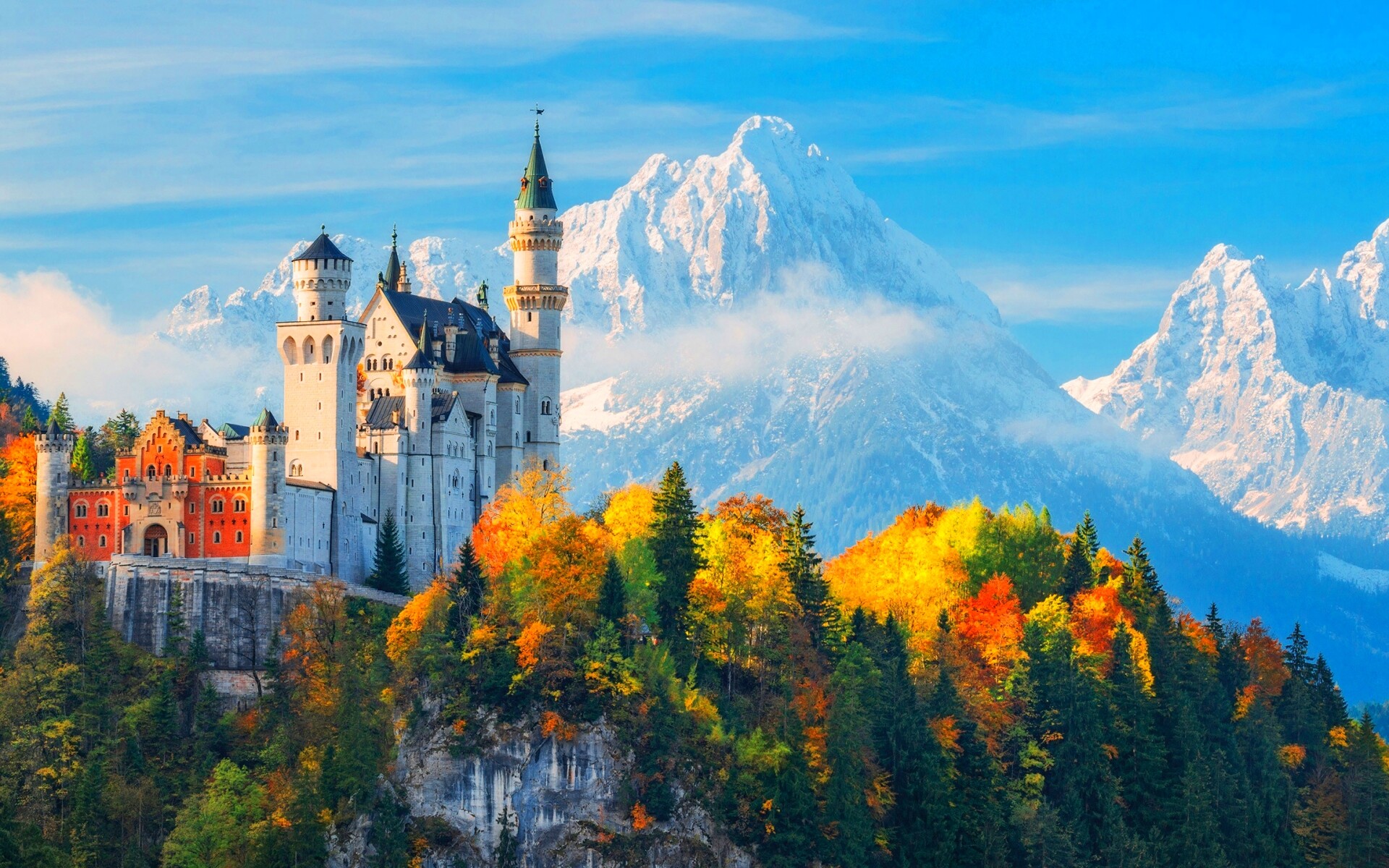 Neuschwanstein Castle wallpaper, Germany's fairytale castle, Historical architecture, Fanpop wallpaper, 1920x1200 HD Desktop