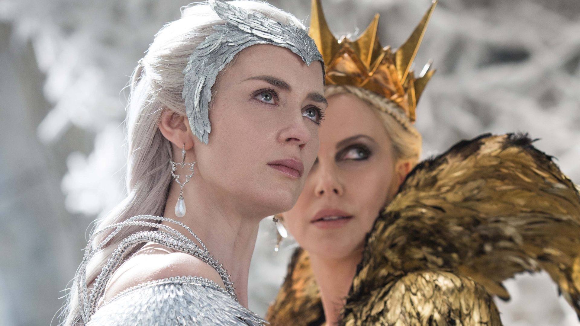 Emily Blunt, Queen Freya, The Huntsman, Ice queen portrayal, 1920x1080 Full HD Desktop