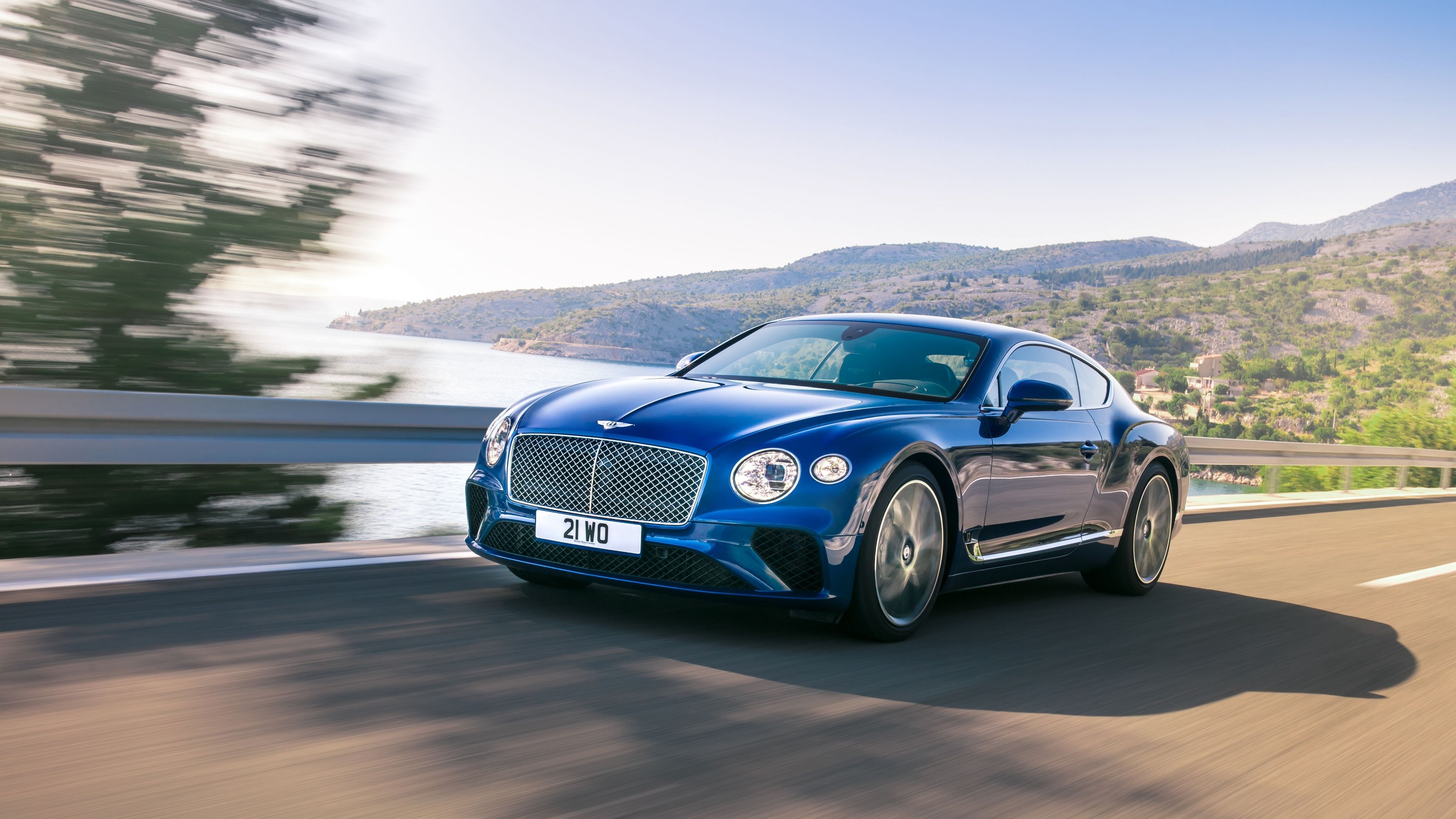 2019 Model, Bentley Continental GT Wallpaper, 3840x2160 4K Desktop