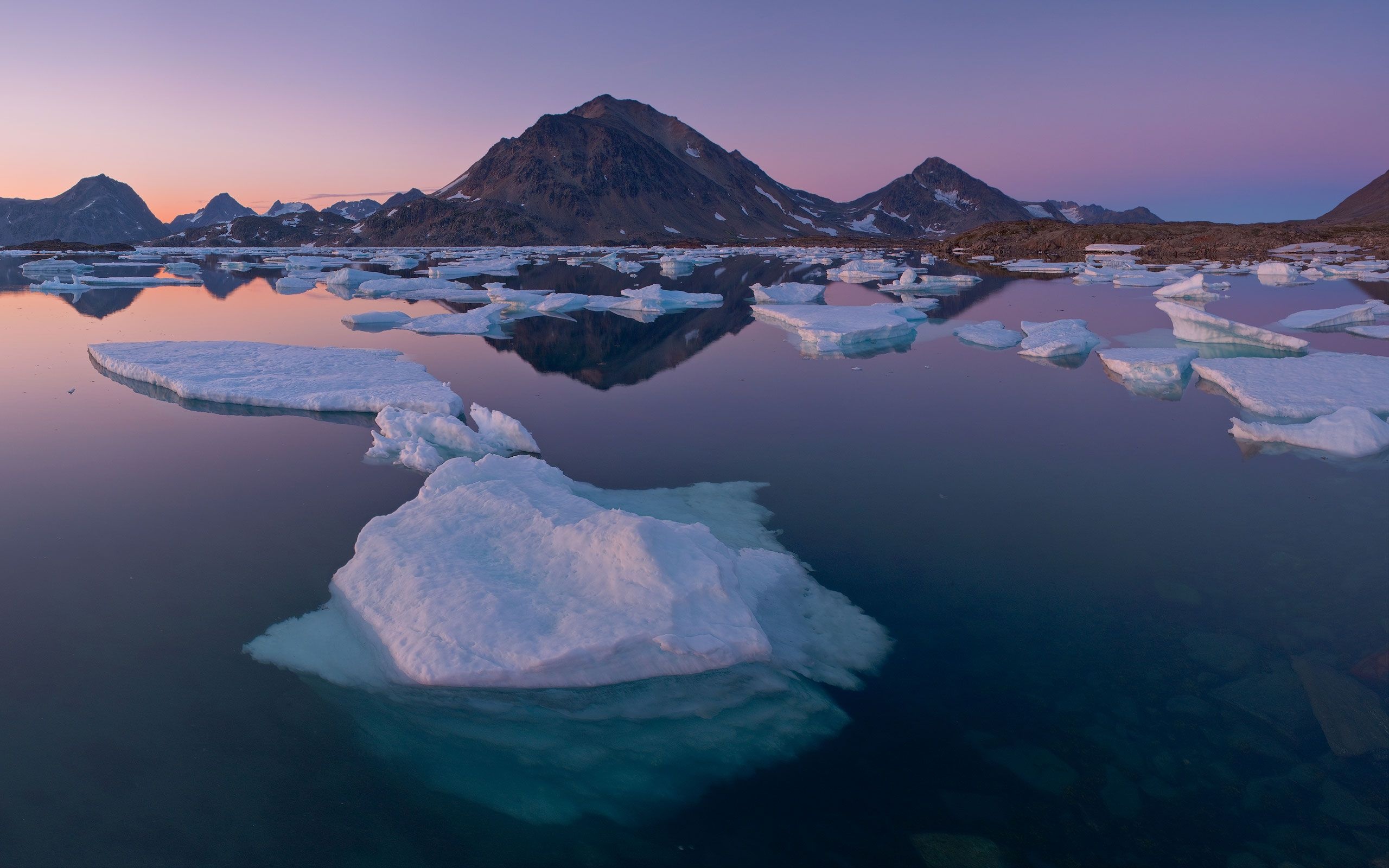 Greenland landscape, 4K beauty, Serene background, Nature's delight, 2560x1600 HD Desktop