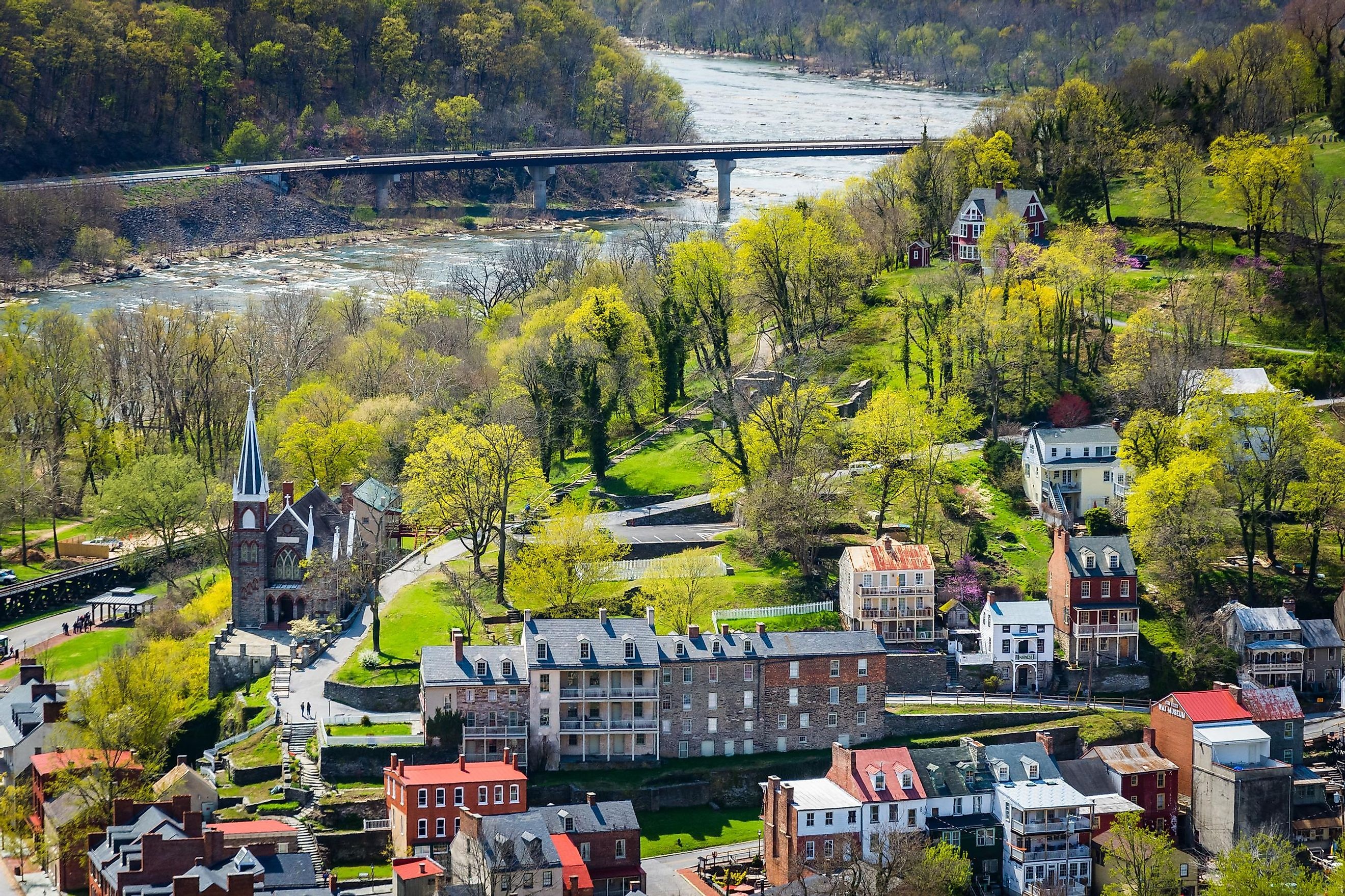 Harpers Ferry, West Virginia, Worldatlas, Historic, 2640x1760 HD Desktop