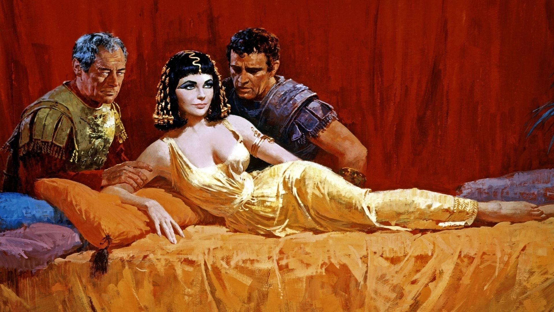 Mark Antony and Julius Caesar, Cleopatra Wallpaper, 1920x1080 Full HD Desktop