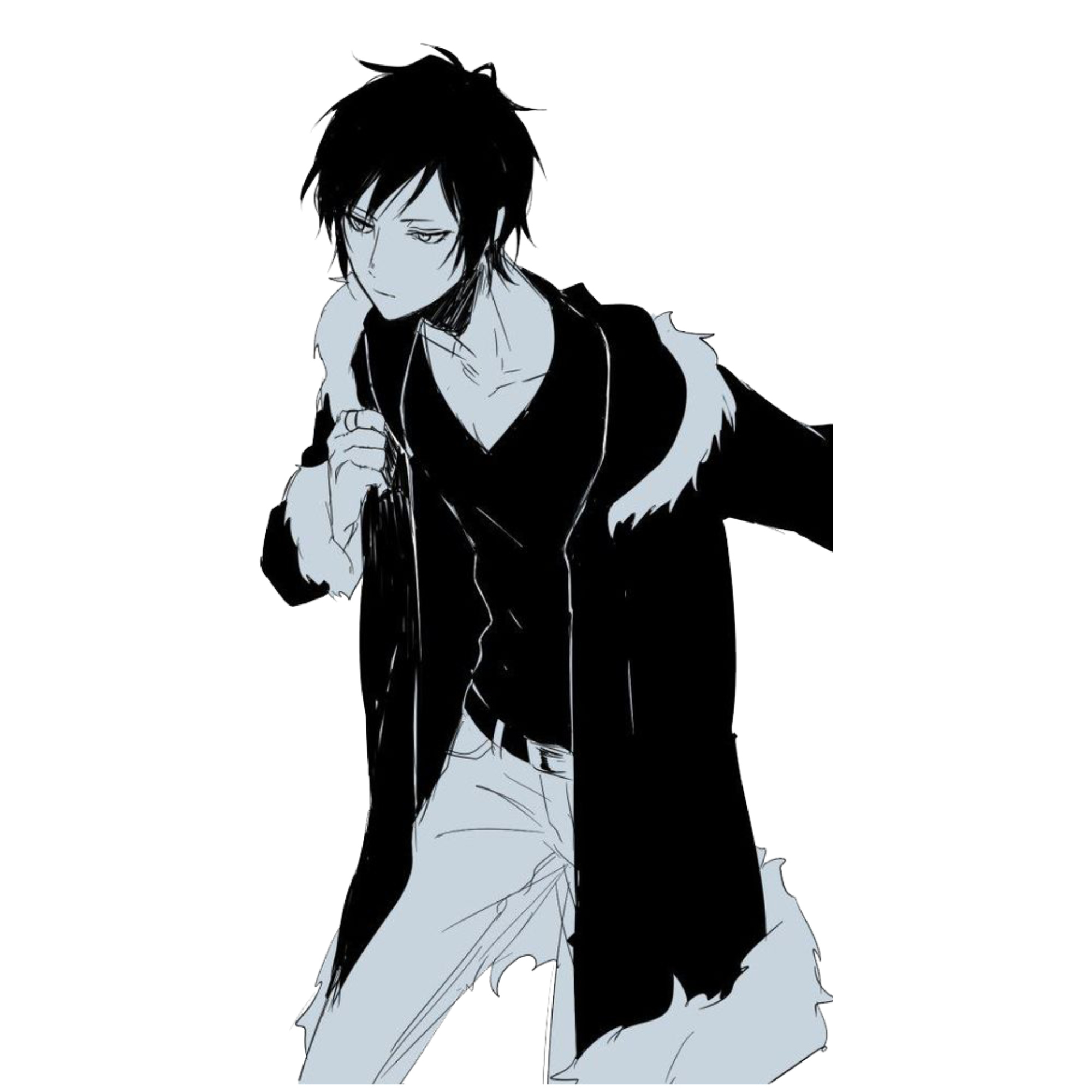 Izaya Orihara, Fan art, Shuuno00, Character portrait, 2000x2000 HD Phone