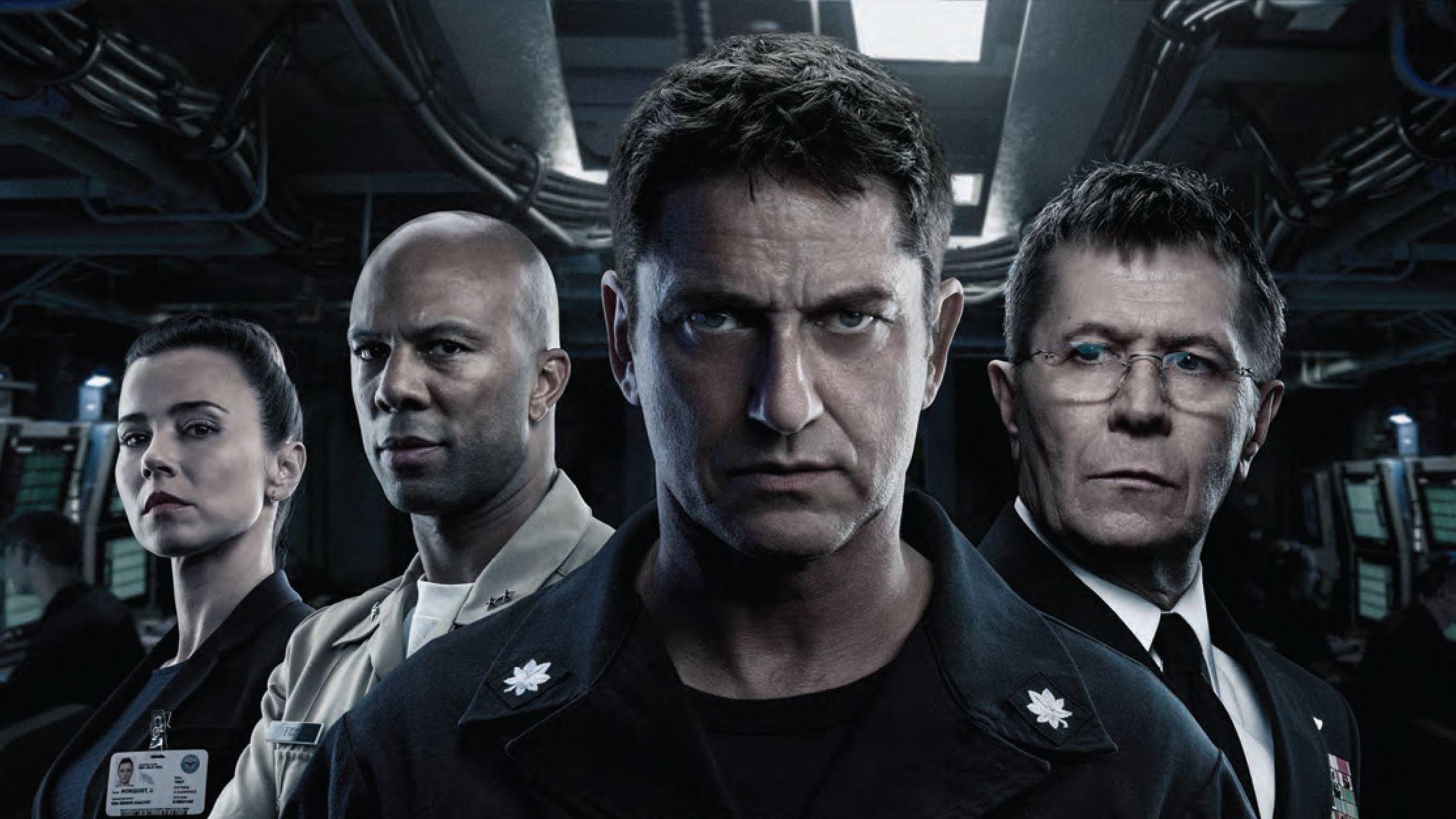 Hunter Killer movie, Thrilling wallpapers, High-octane action, Explosive submarine warfare, 2230x1260 HD Desktop