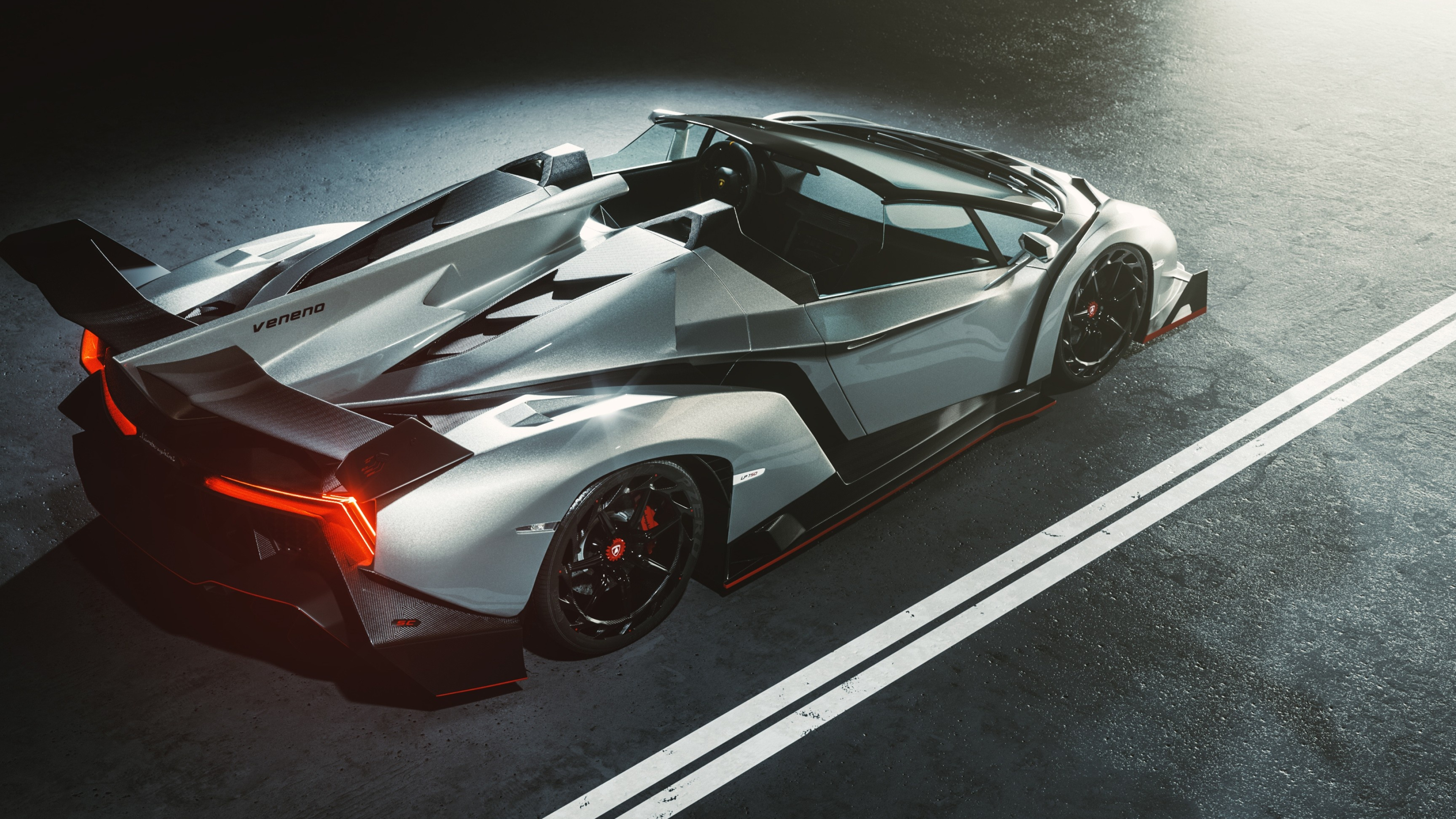 Roadster, Lamborghini Veneno Wallpaper, 3840x2160 4K Desktop