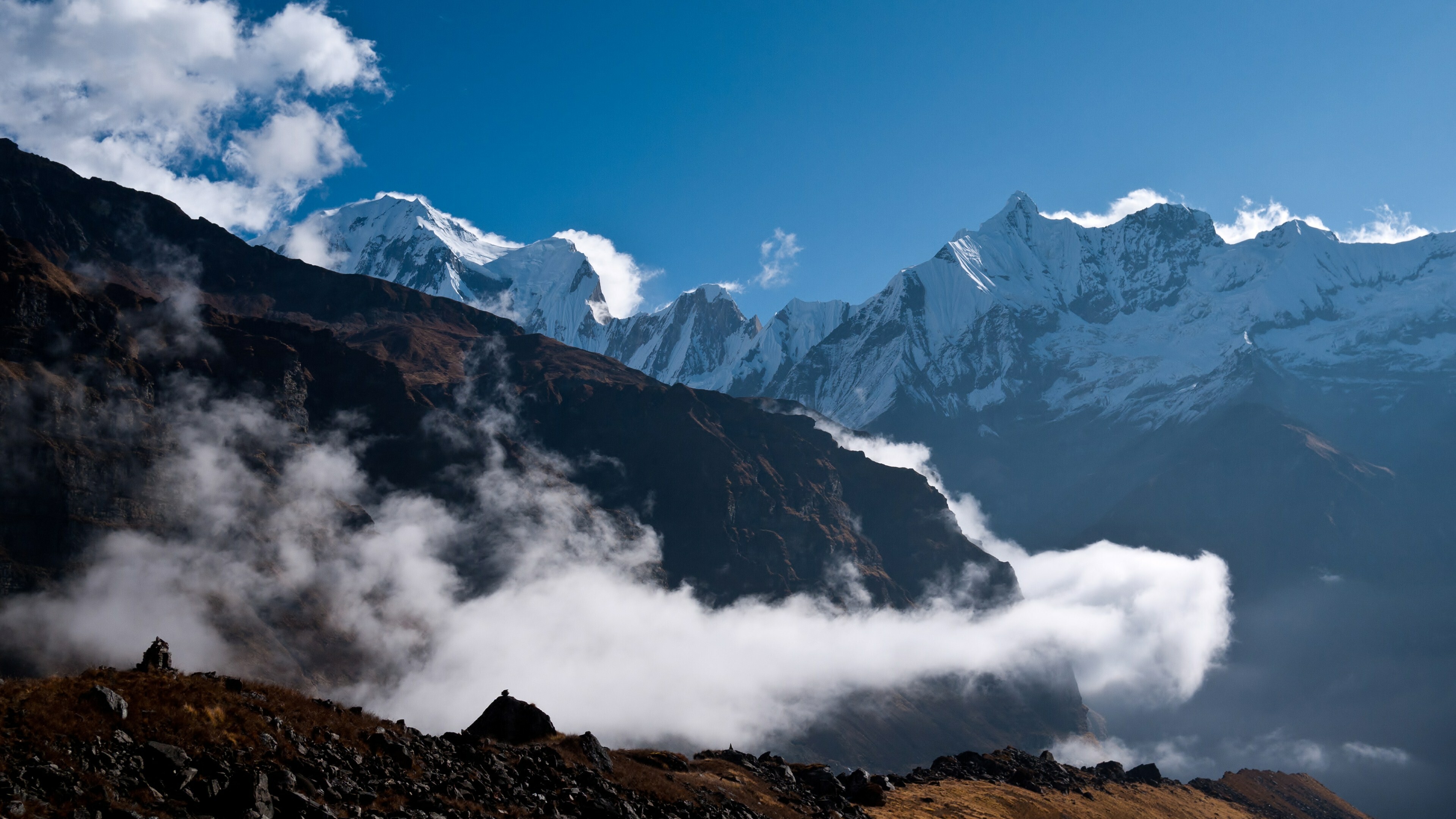 Himalaya 4K, Ultra HD wallpaper, Background image, Nature, 3840x2160 4K Desktop