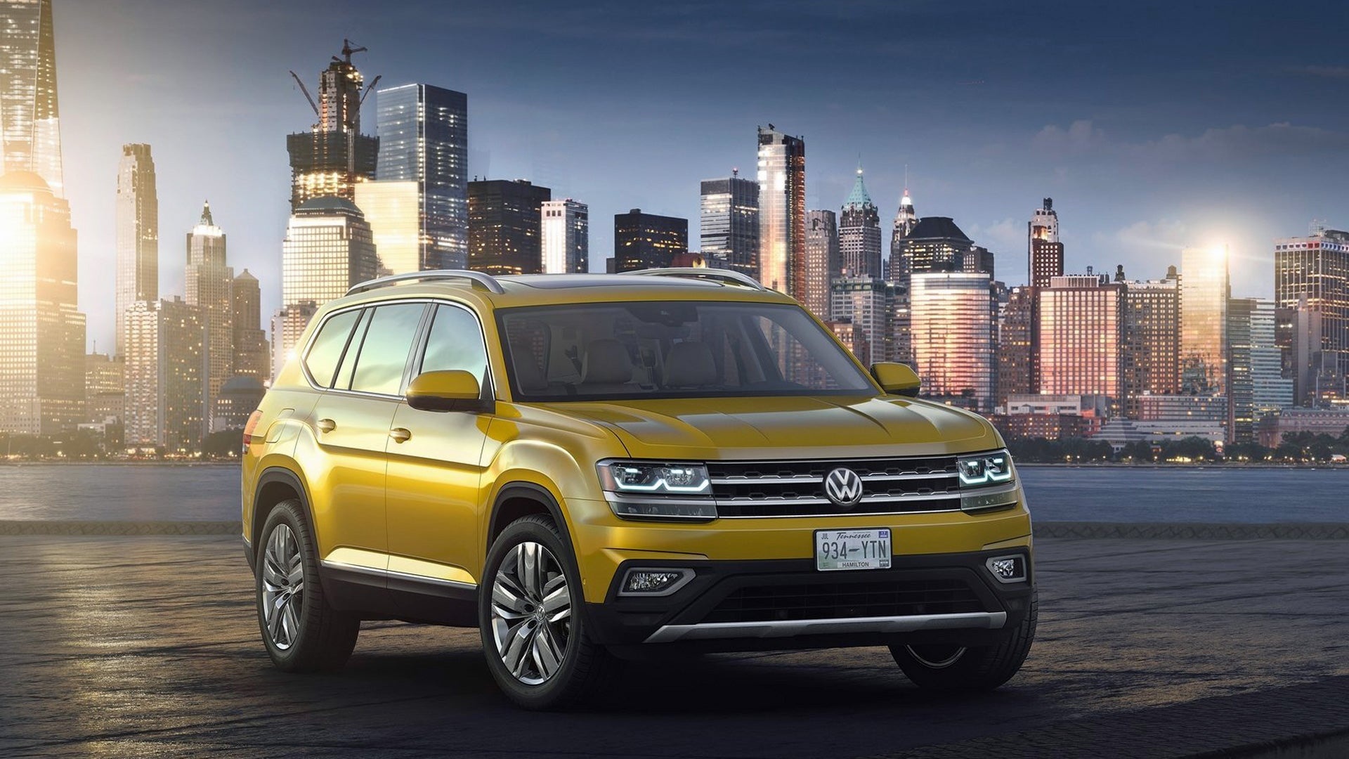 Volkswagen Atlas, Seven-seater SUV, American champion, Unparalleled performance, 1920x1080 Full HD Desktop