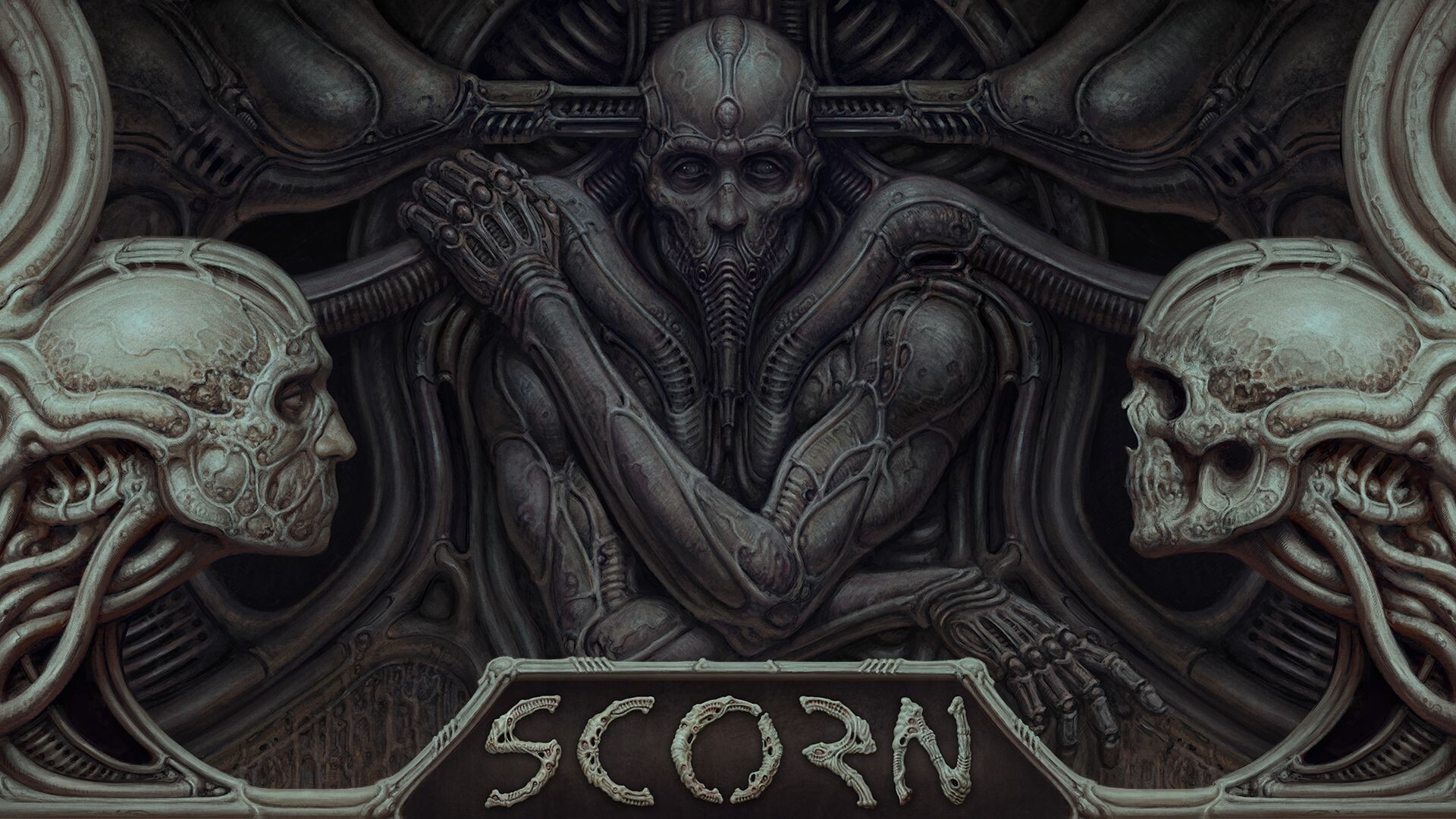 H.R. Giger, Scorn game's art, Nightmarish horror, Unique game world, 1920x1080 Full HD Desktop