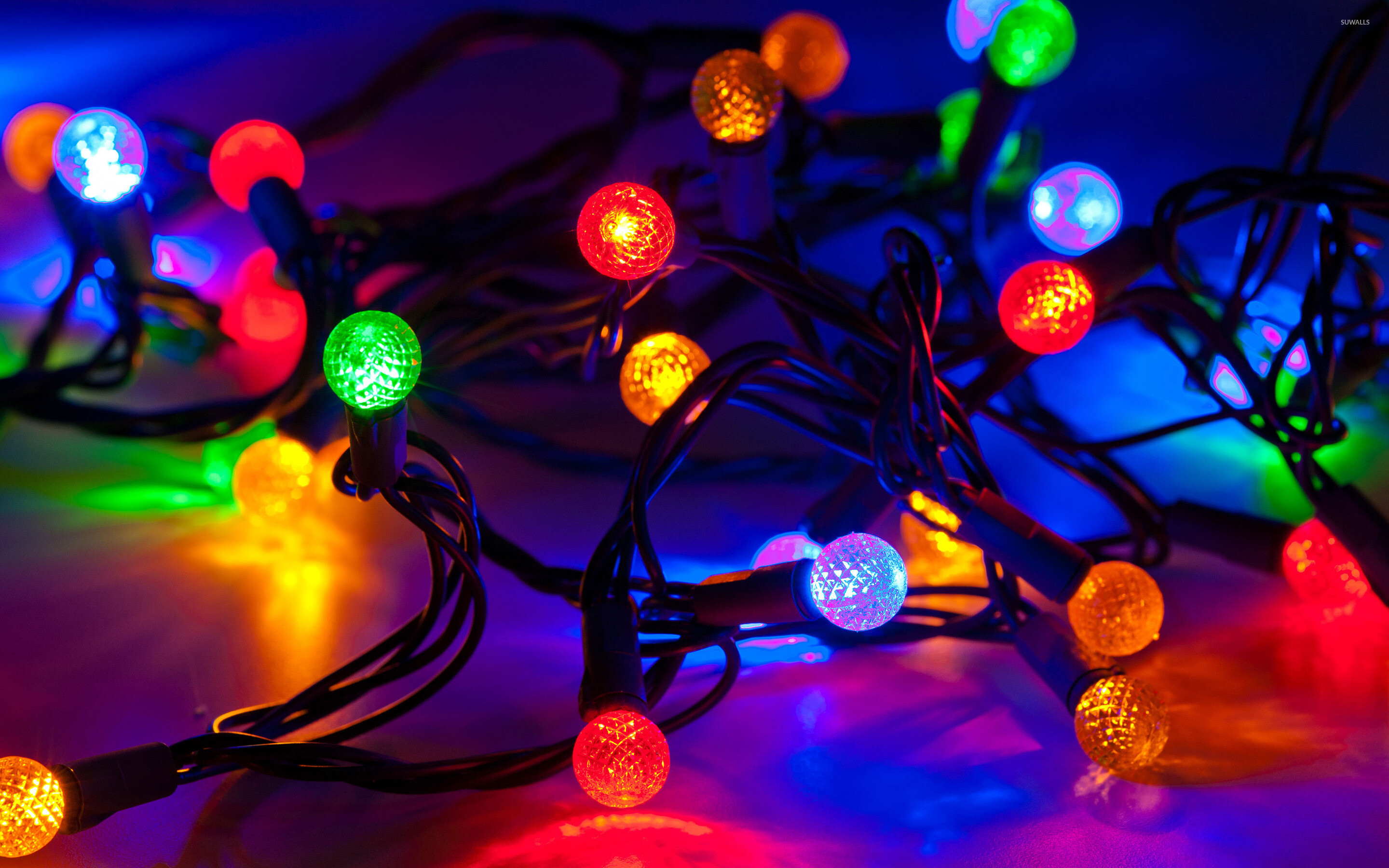 Fairy Lights, Photographic beauty, Christmas lights, Captivating visuals, 2880x1800 HD Desktop