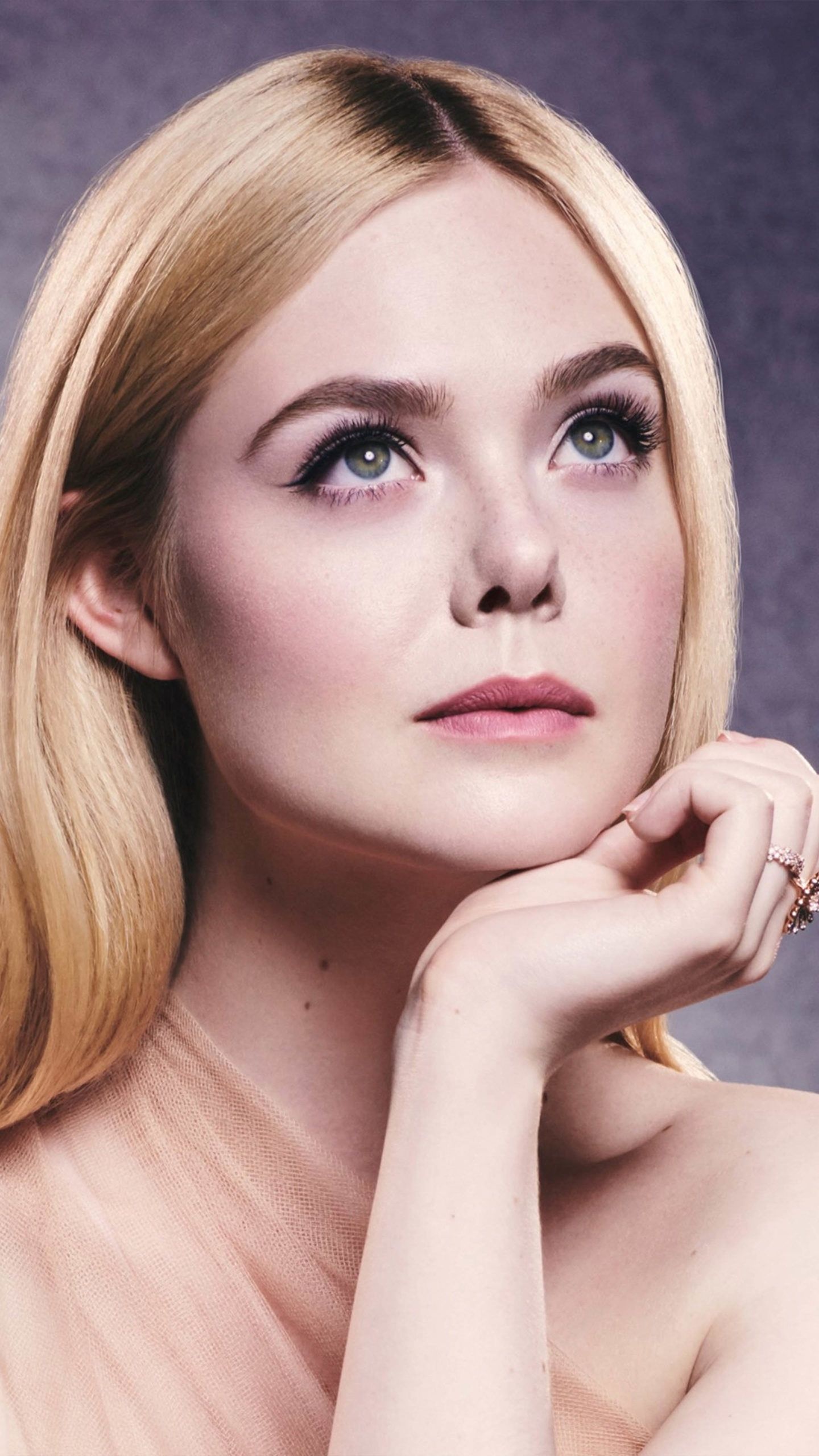 Elle Fanning, Blonde, 2020, Mobile Wallpaper, 1440x2560 HD Phone